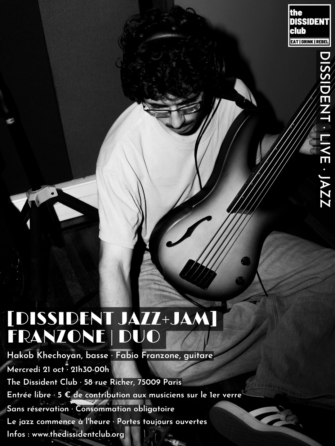 [Dissident Jazz+Jam] Franzone | Duo
