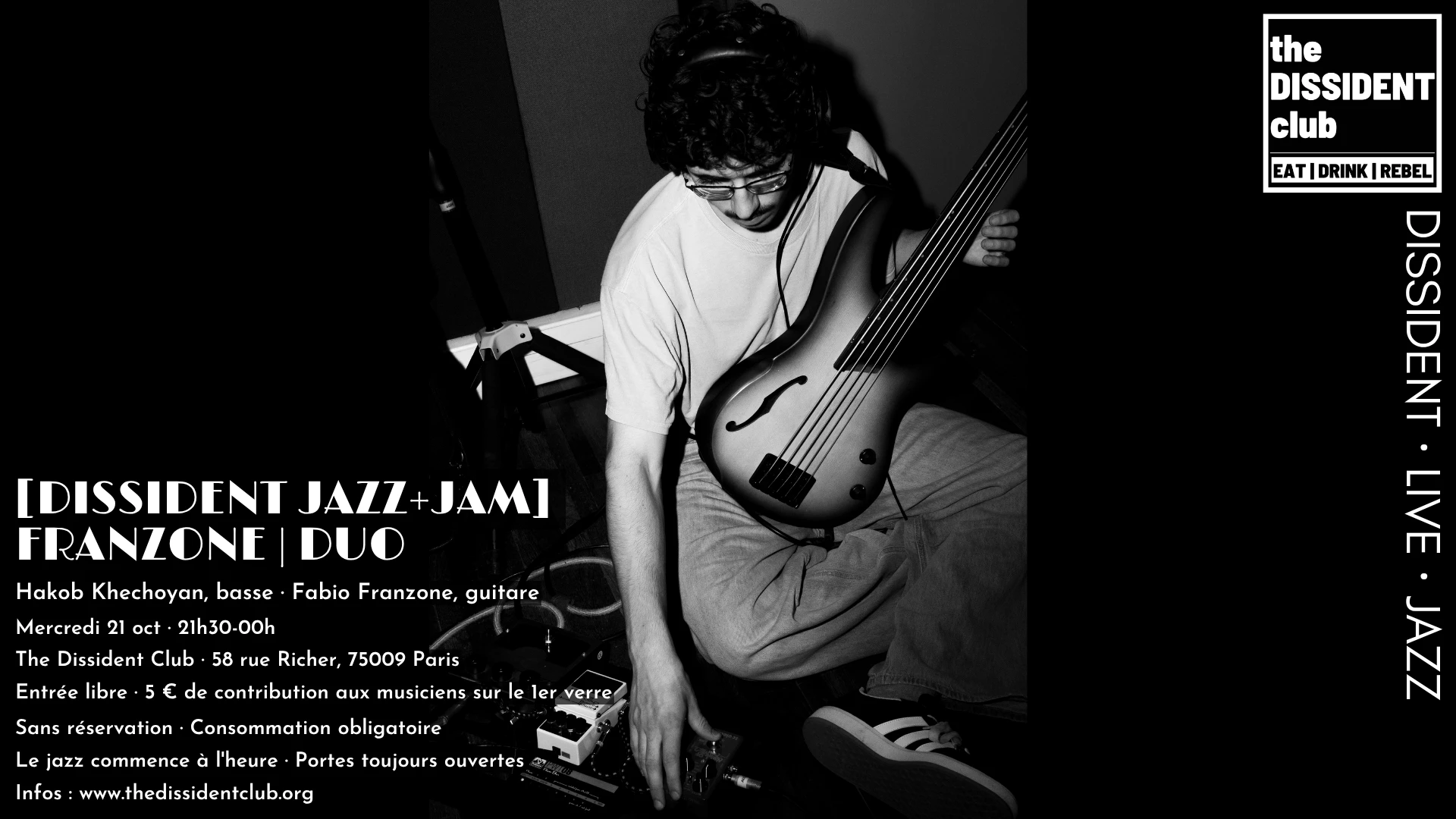 [Dissident Jazz+Jam] Franzone | Duo