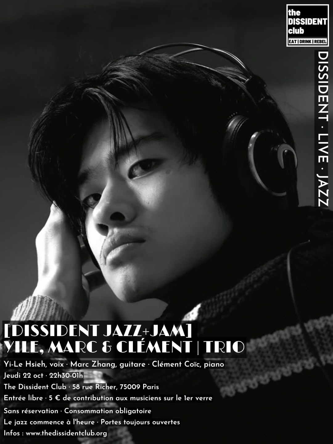 [Dissident Jazz+Jam] Yile, Marc & Clément | Trio