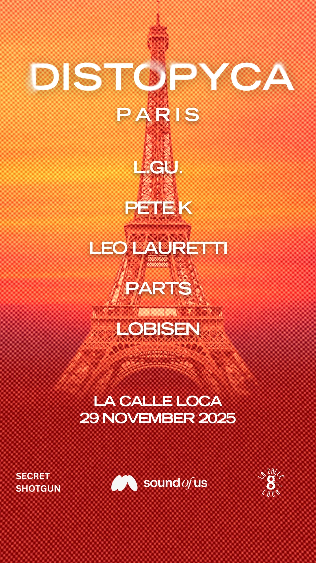 [Sold Out] Sound Of Us X Distopyca: L.Gu. & Friends