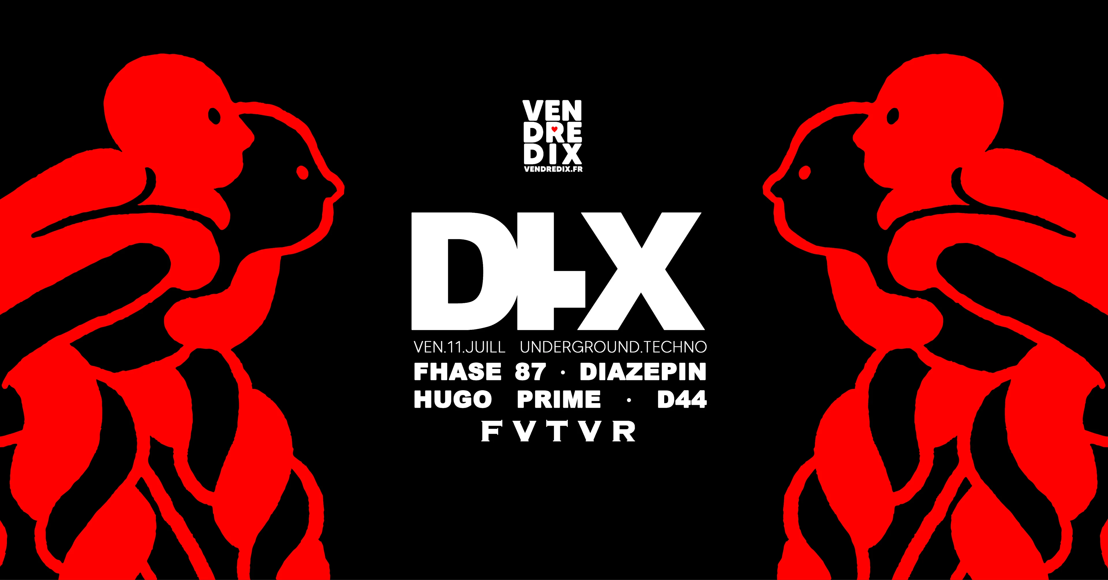 DI.X Techno : Fhase 87, Diazepin, Hugo Prime, D44