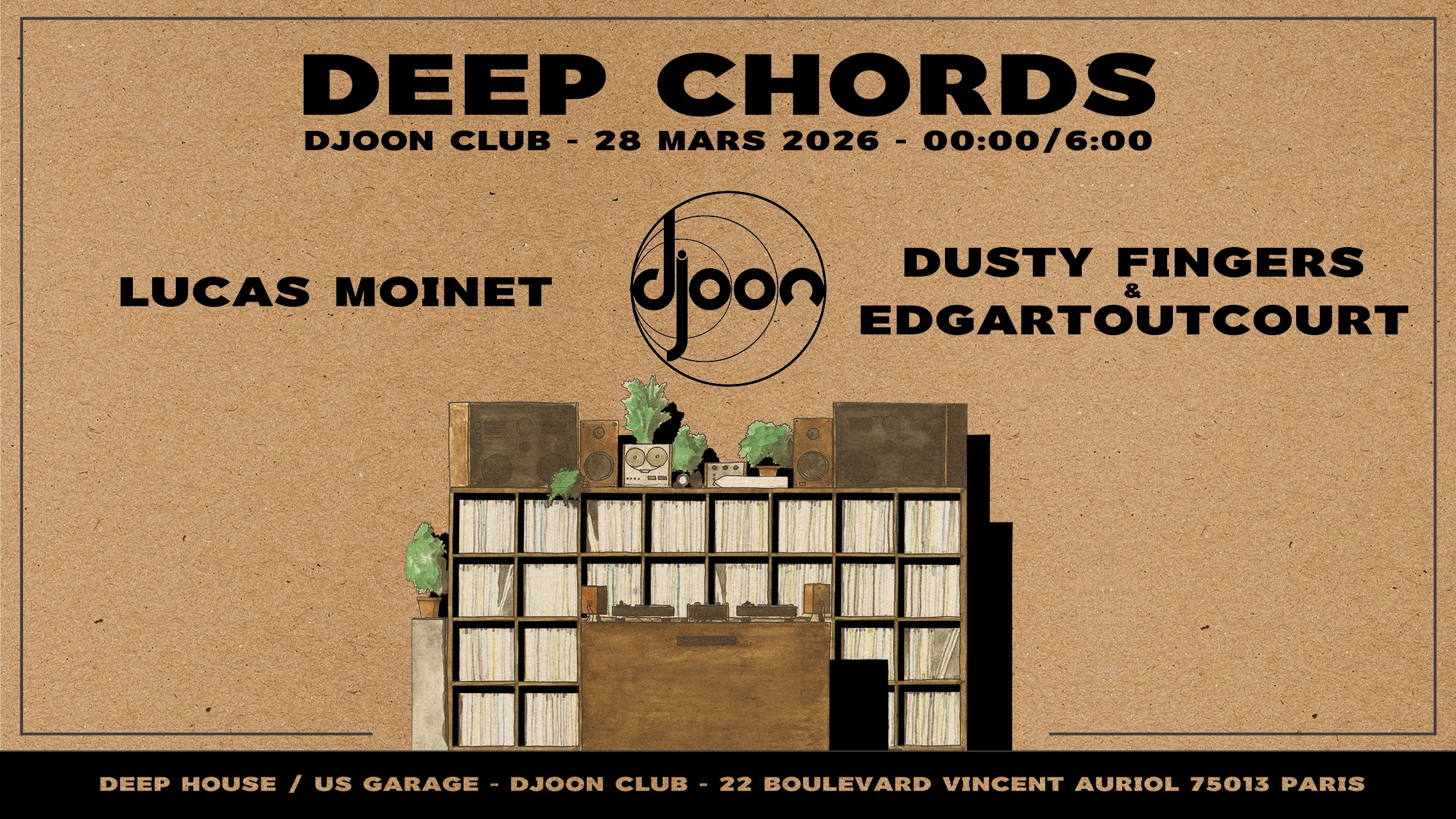 Deep Chords : Lucas Moinet-Dusty Fingers-Edgartoutcourt