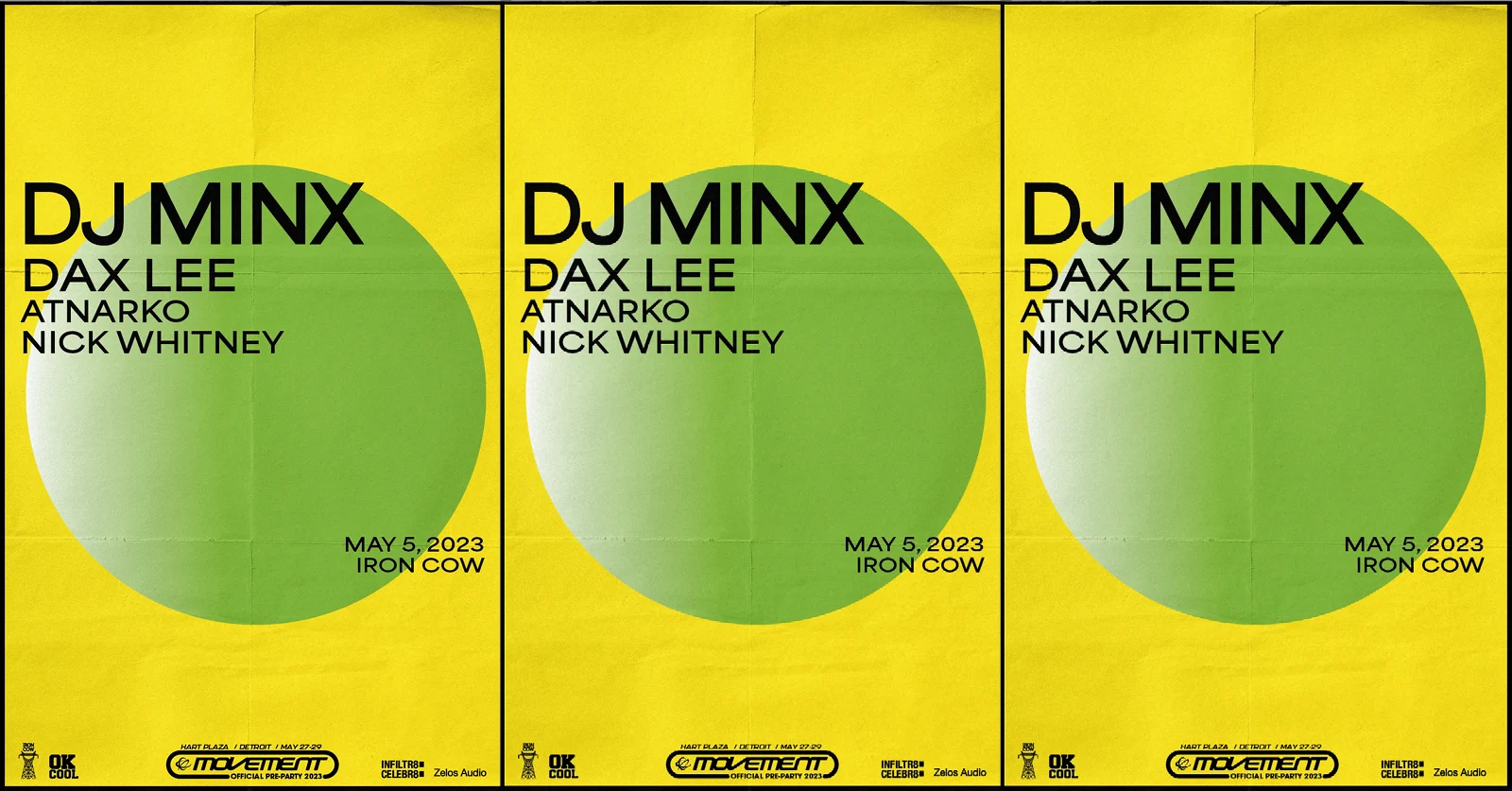 Official Movement Pre-Party - Dj Minx @ Iron Cow