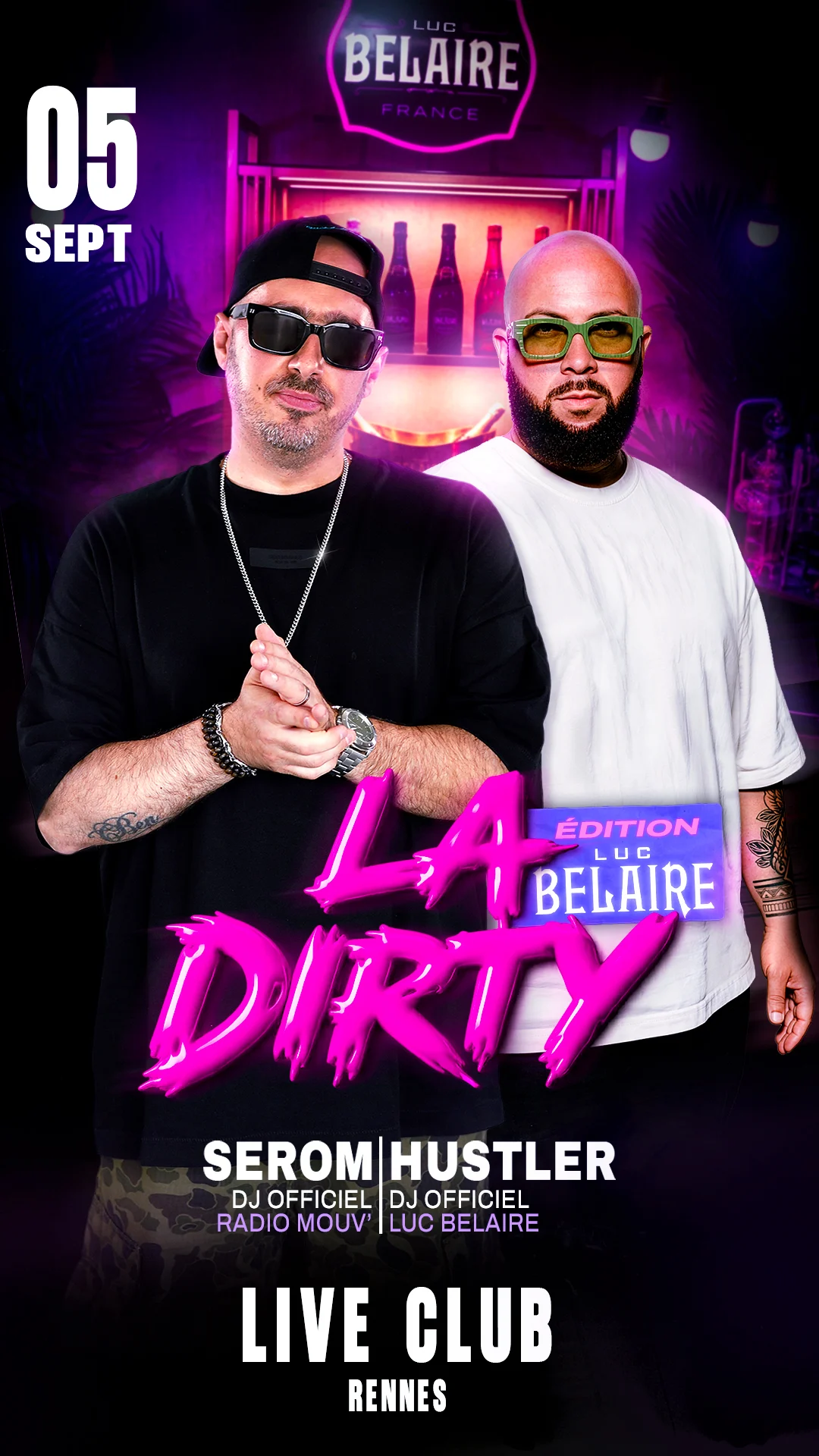 La Dirty X Bonsoir : Set By Serom & Hustler + Cayz'm
