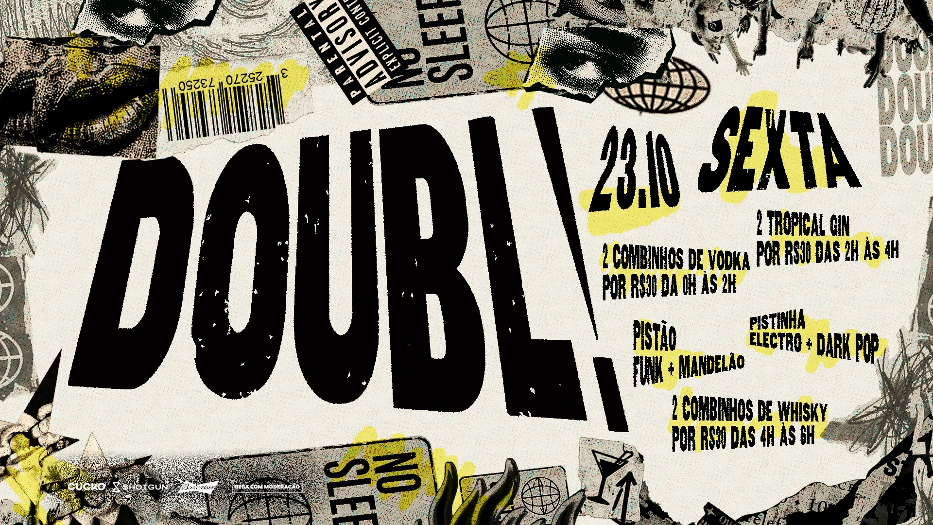 Doubl! //Funk//Eletro//Dark Pop// 23.10 @Cucko