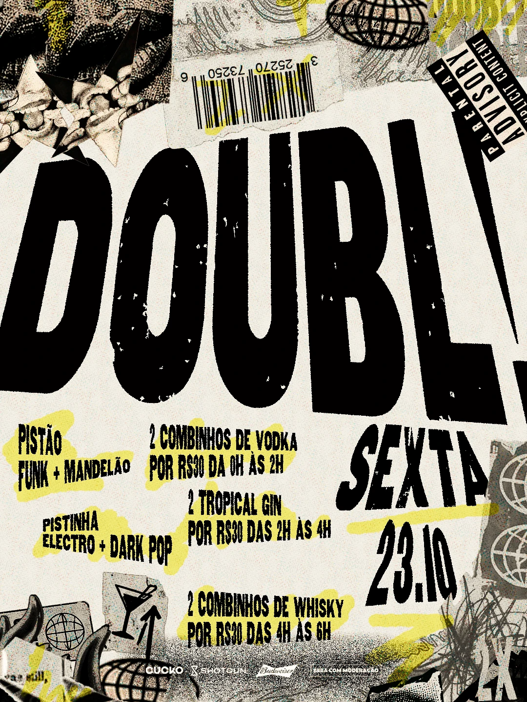 Doubl! //Funk//Eletro//Dark Pop// 23.10 @Cucko