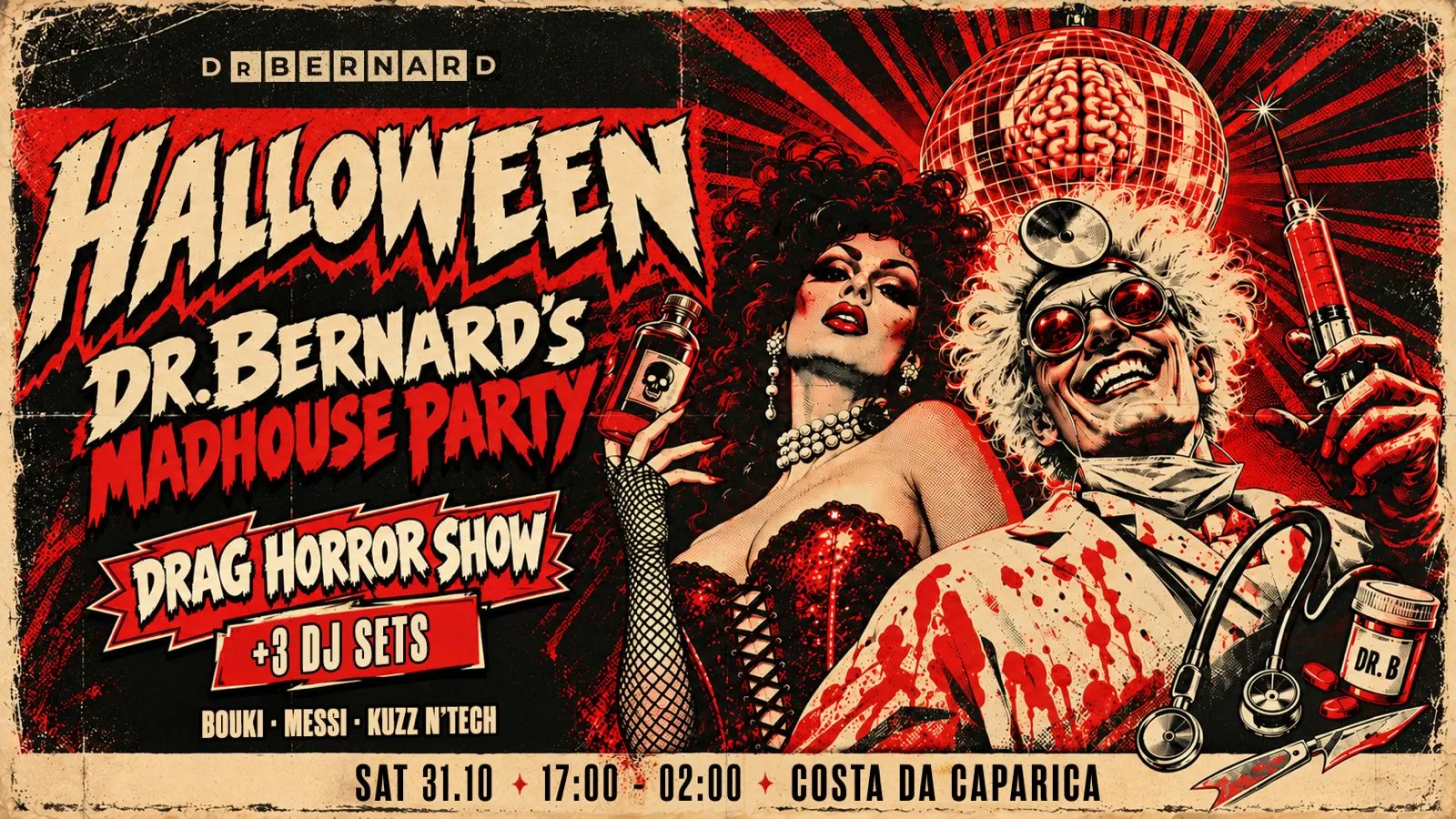 Dr.Bernard’S Madhouse | Halloween Party