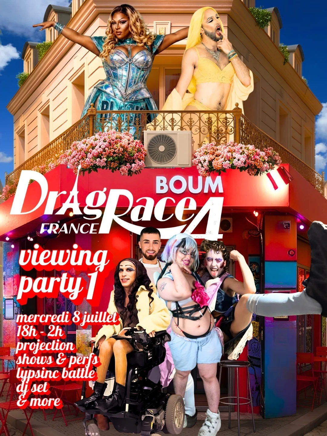 Viewing Party Ep.01 - Drag Race France - Drag Show & Dj Set