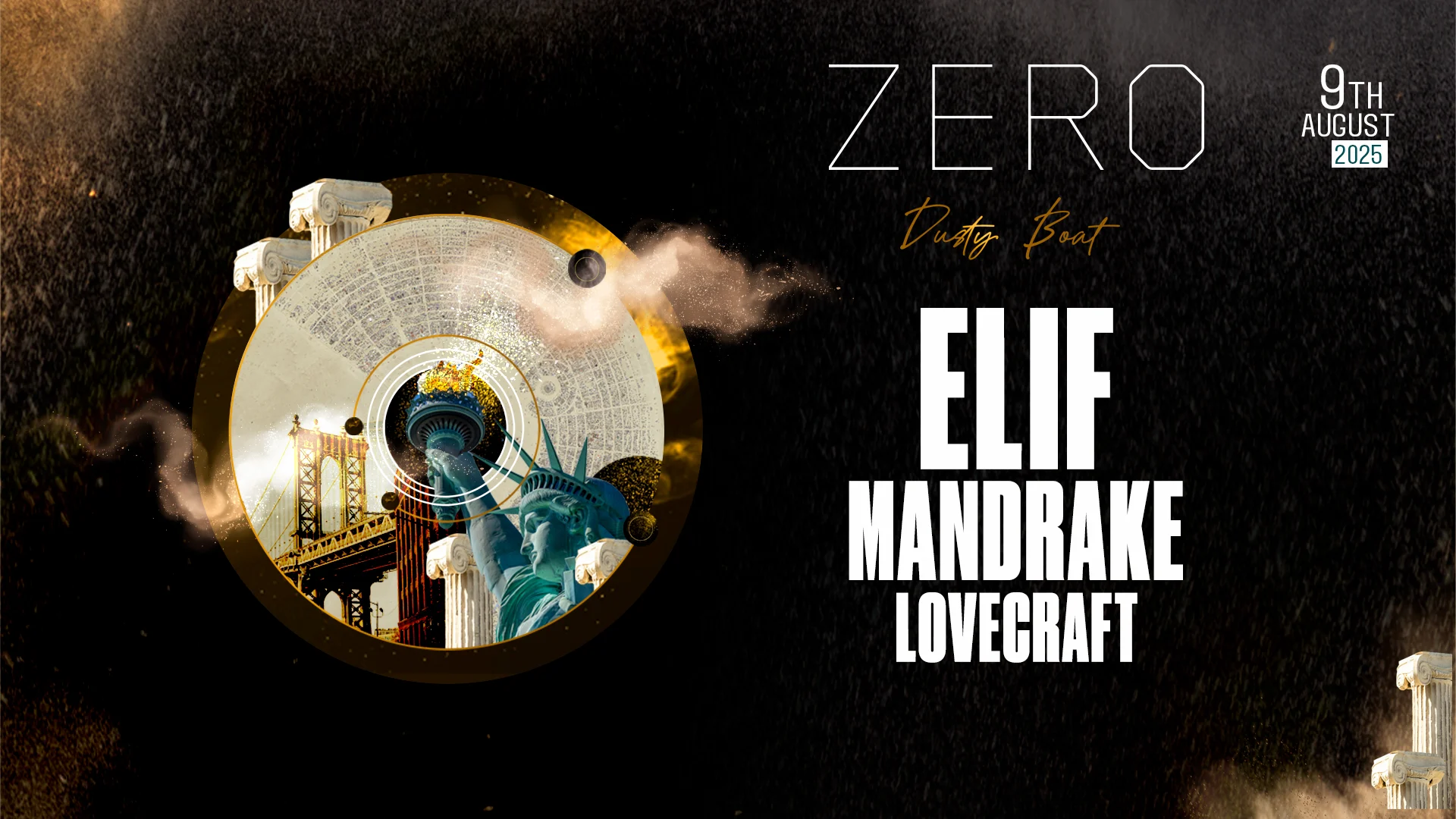 Sold Out- Zero:  The Dusty Boat W/ Elif, Mandrake, Lovecraft