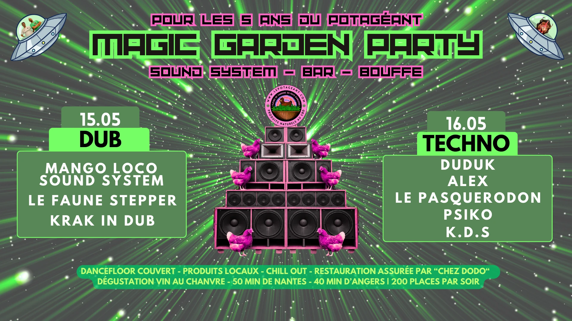 Magic Garden Party - Les 5 Ans Du Potagéant Cbd