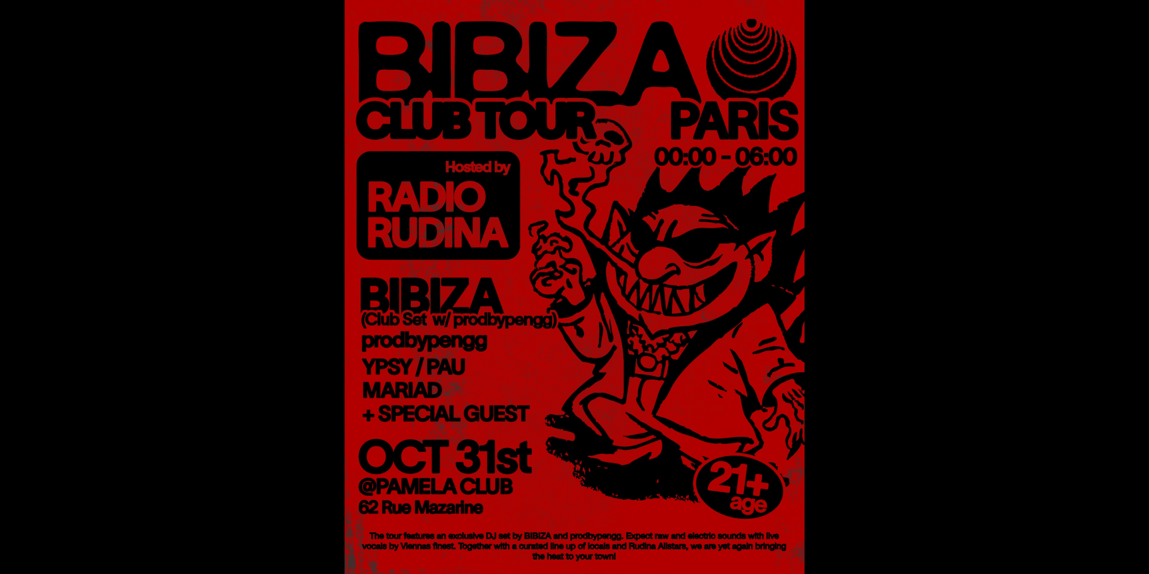Bibiza Club Tour - By Radio Rudina