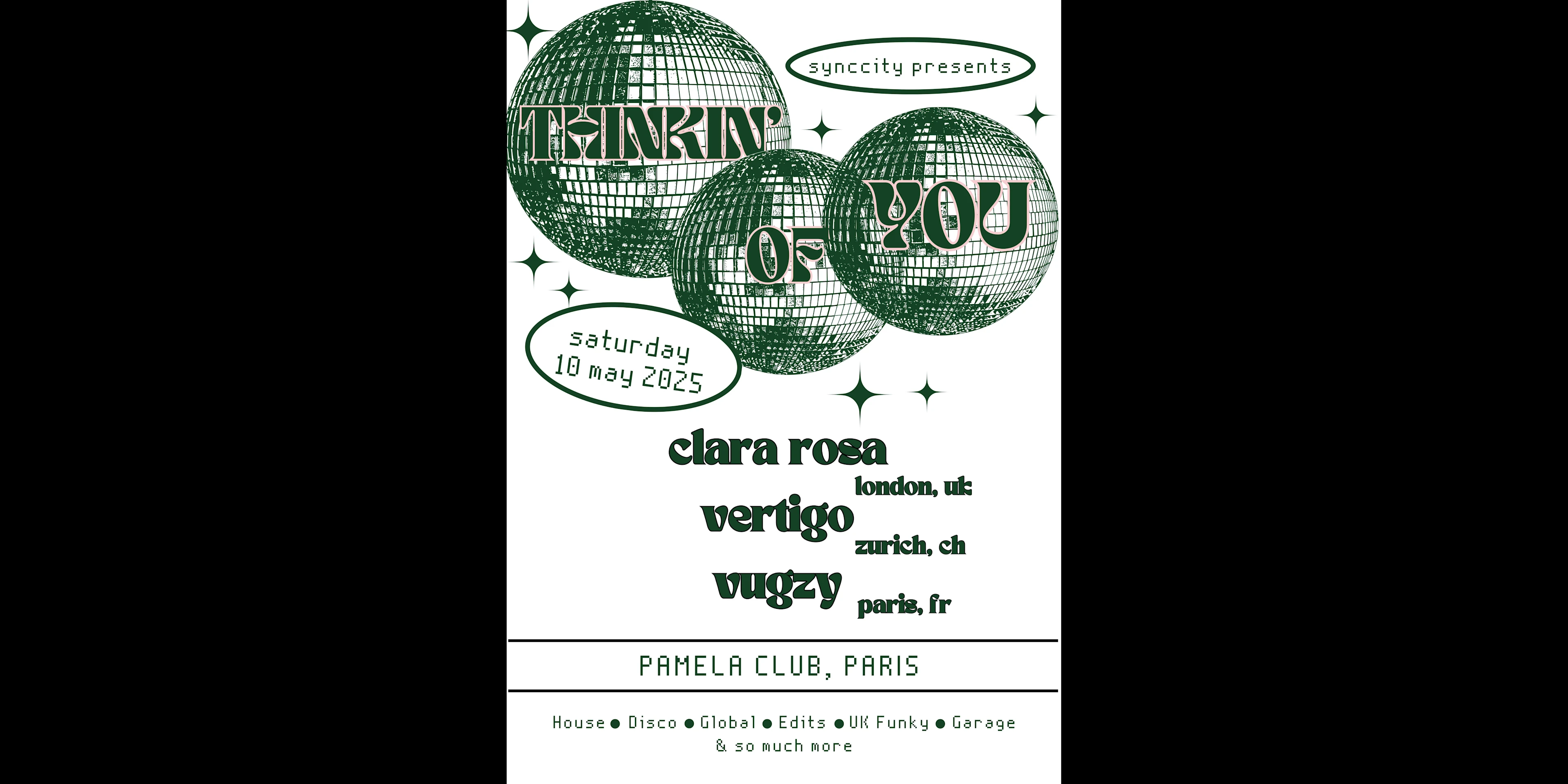 Synccity : Thinkin' Of You W/ Clara Rosa, Vertigo, Vugzy