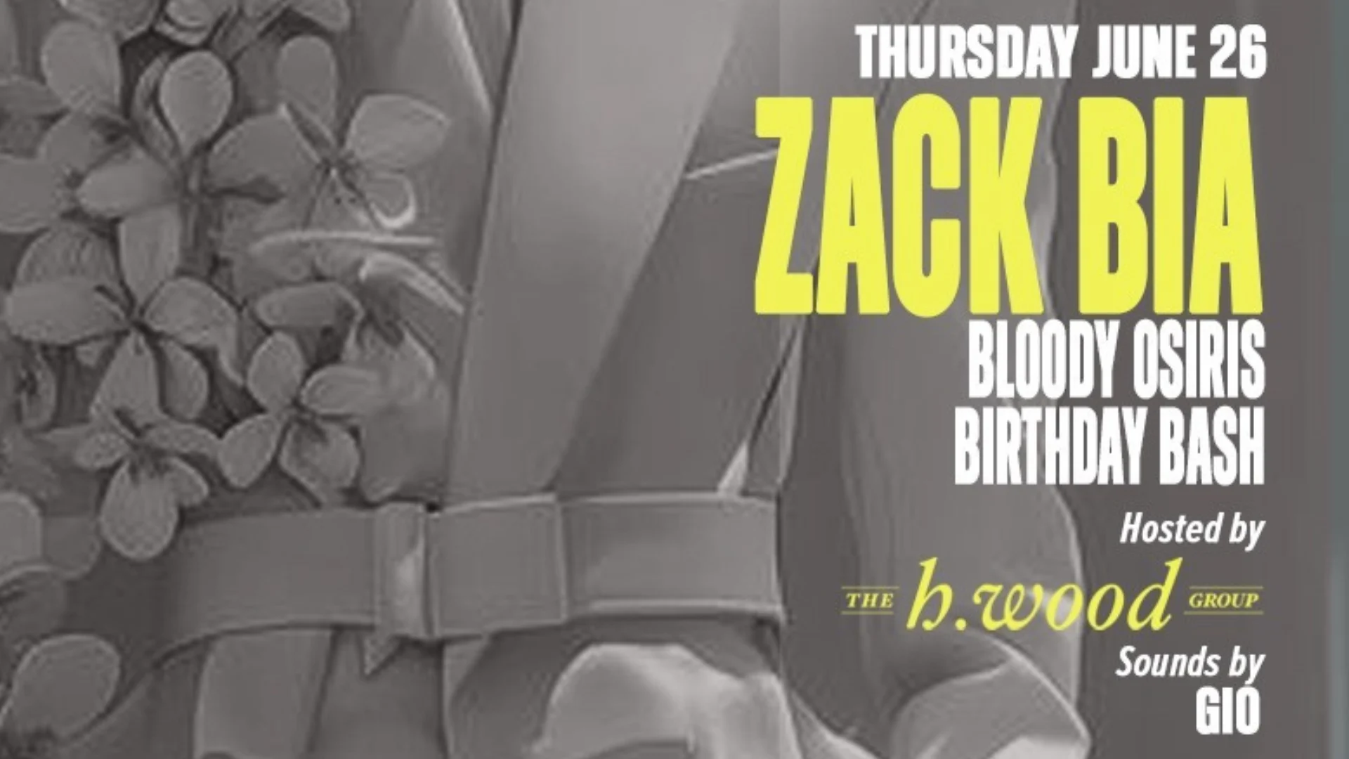 Zack Bia At L'arc Paris / Bloody Osiris Birthday Bash
