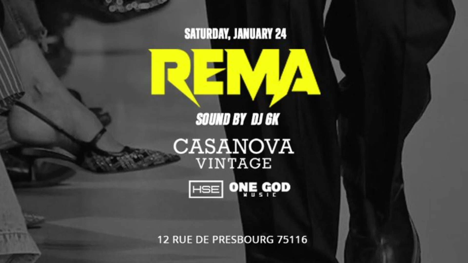 Rema At L'arc Paris / Paris Fashion Week
