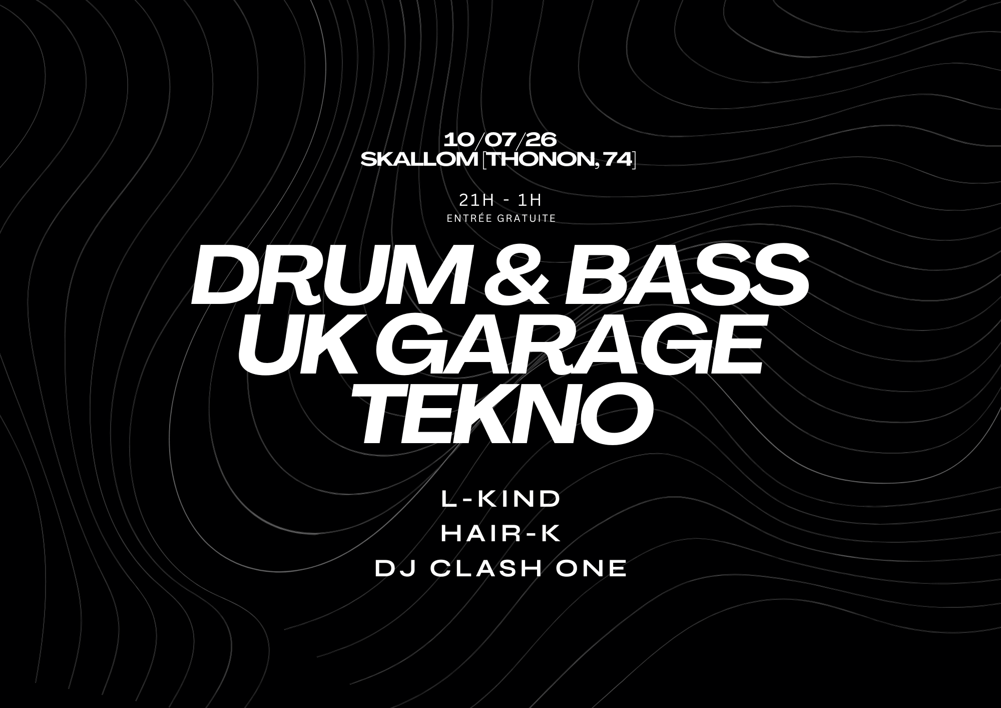 Gratuit - Drum & Bass / Uk Garage / Tekno - Skallom, Thonon