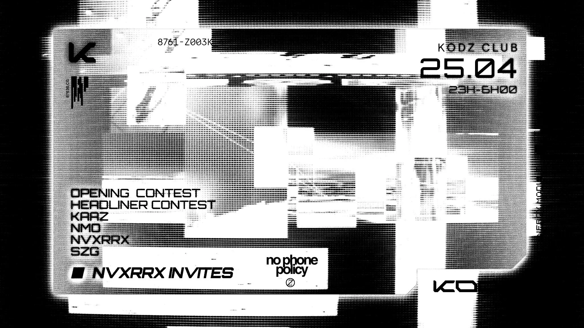 Kodz X Envy Presents : Nvxrrx Invites Kaaz, Nmo, Szg & More