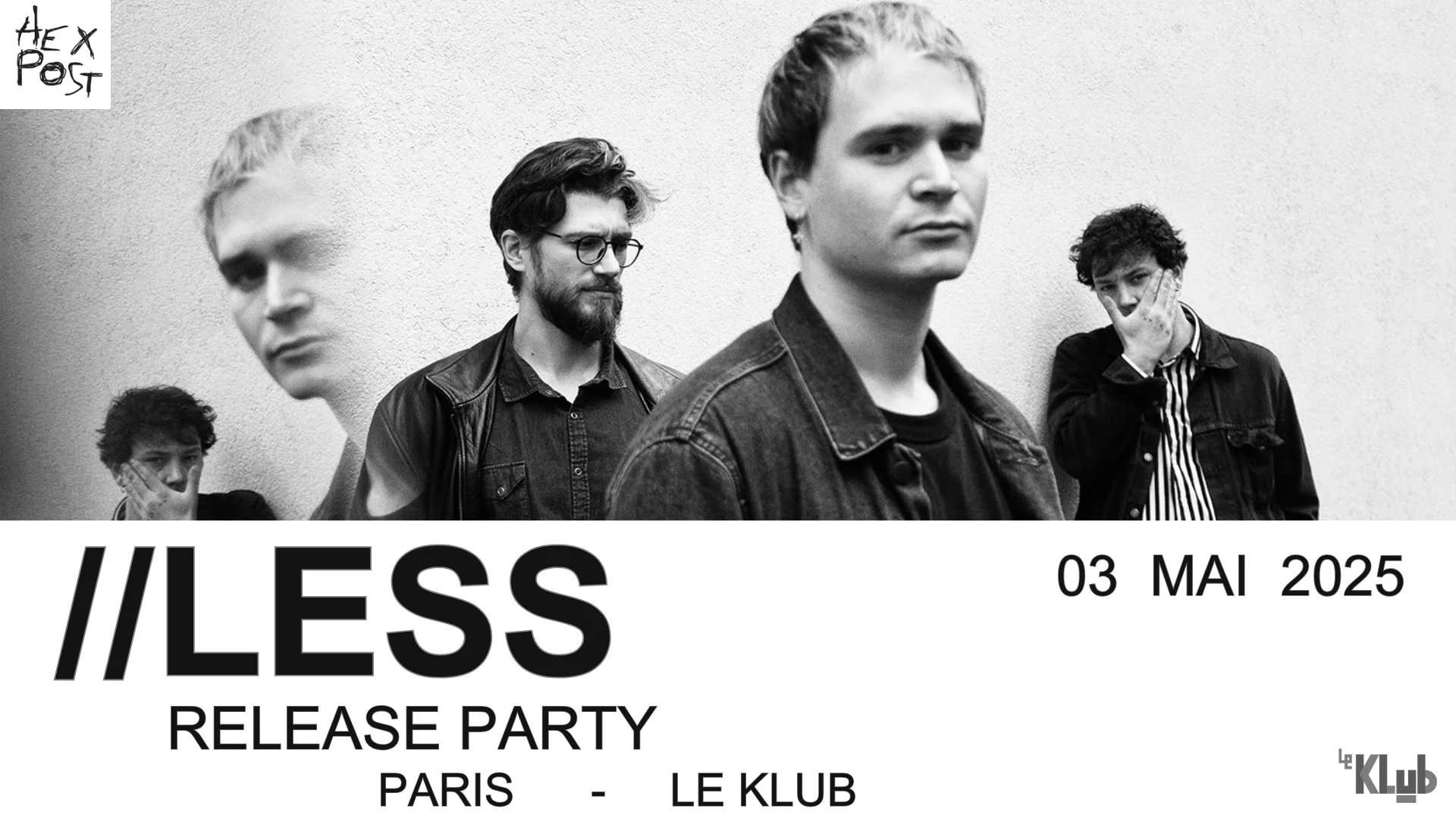 //Less + Sonic Death + Vautours | Release Party - Paris