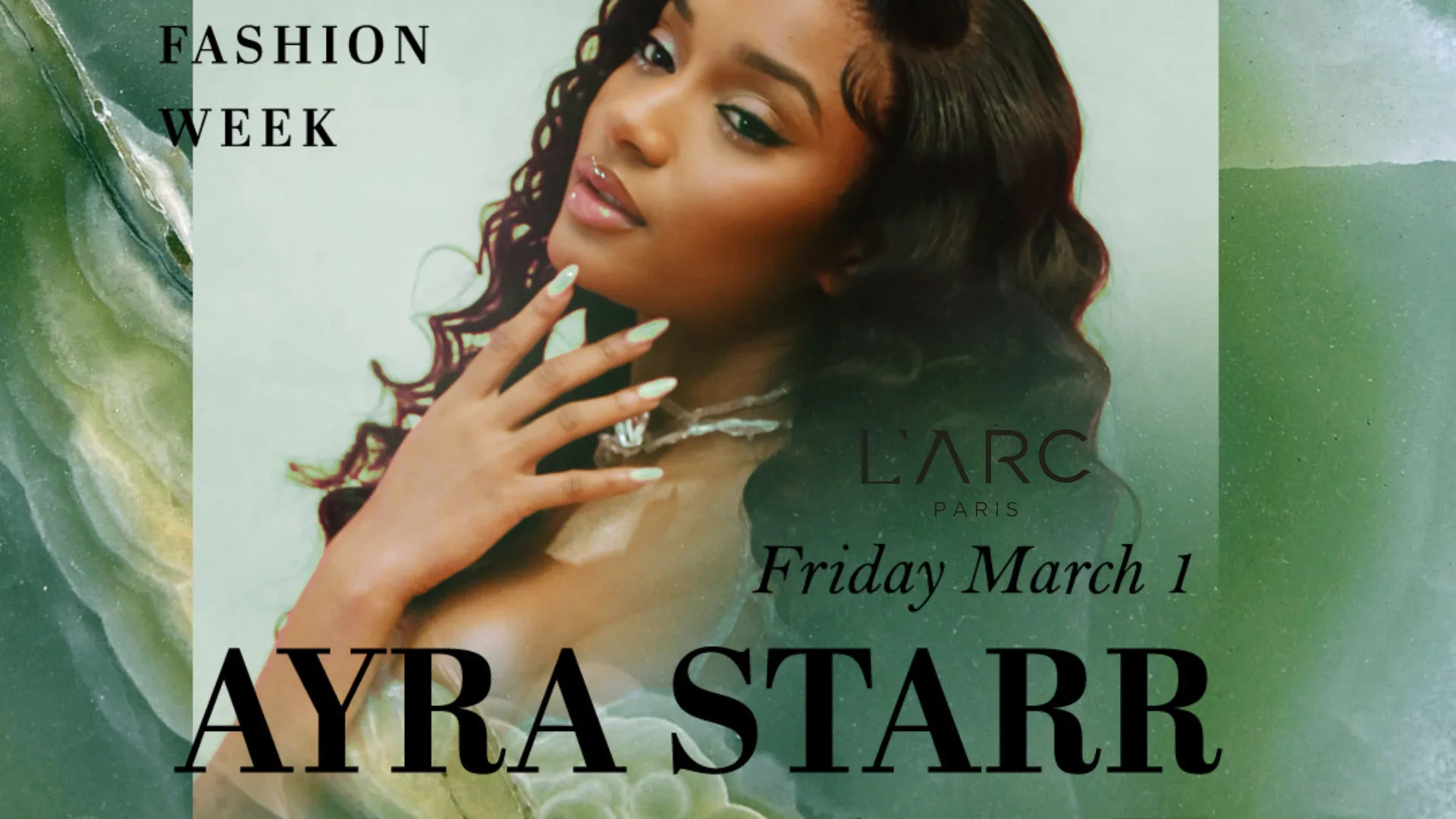 Pfw - Ayra Starr @ L'arc Paris