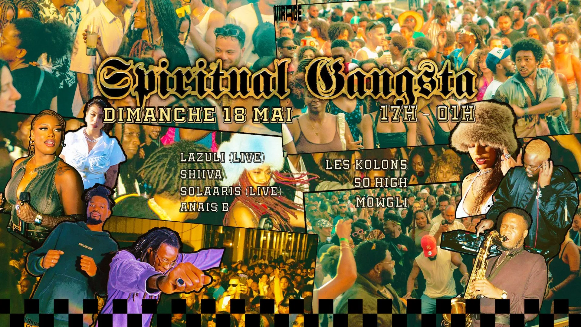 Spiritual Gangsta : Lazuli (Live), Anaïs B, Shiiva, Solaaris
