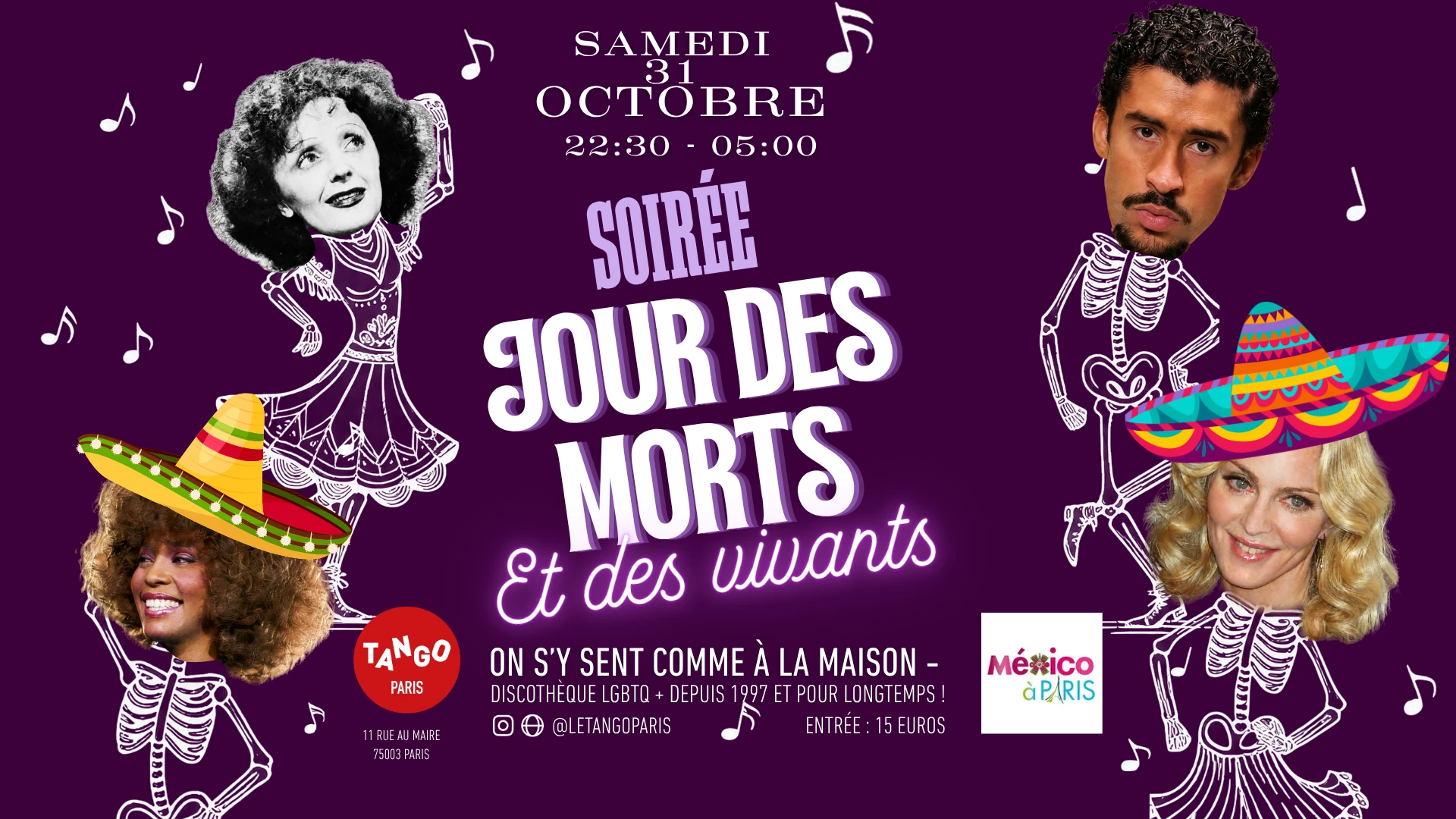 Soirée Lgbt - Dia De Muertos