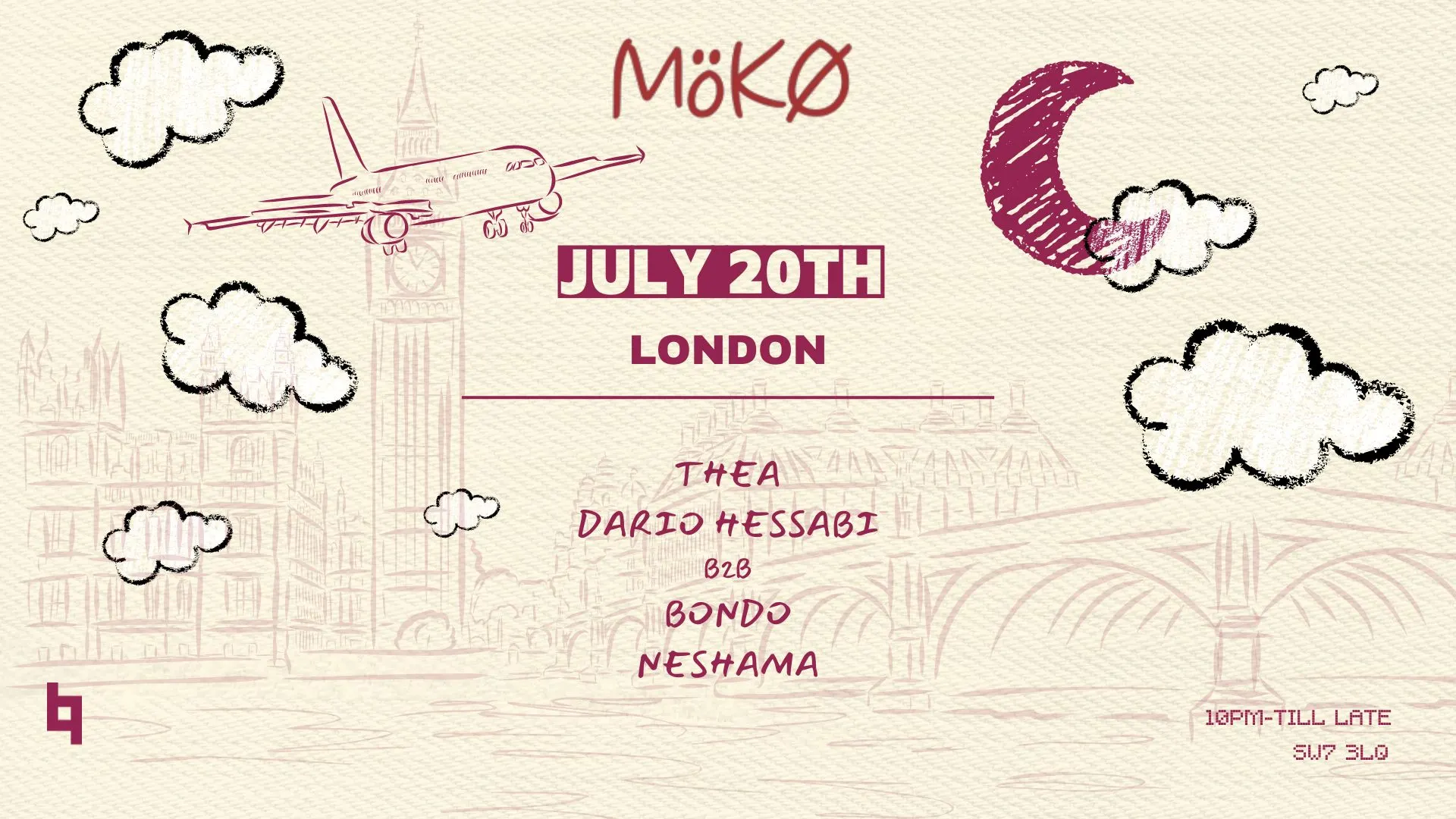 Mökø At B Club 20th July