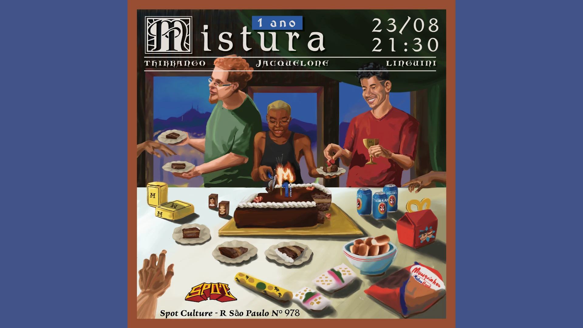Mistura 1 Ano Convida Jacquelone