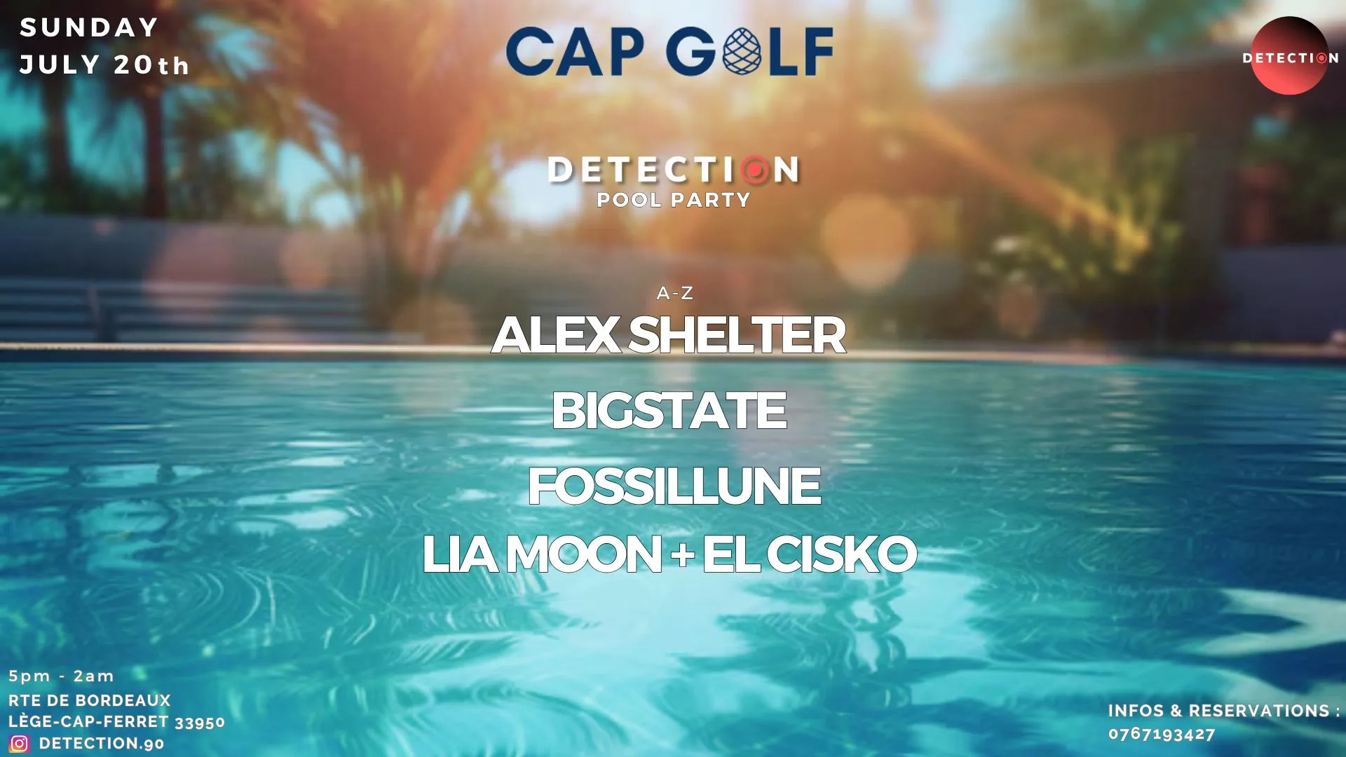 Detection Outdoor @Cap Golf
