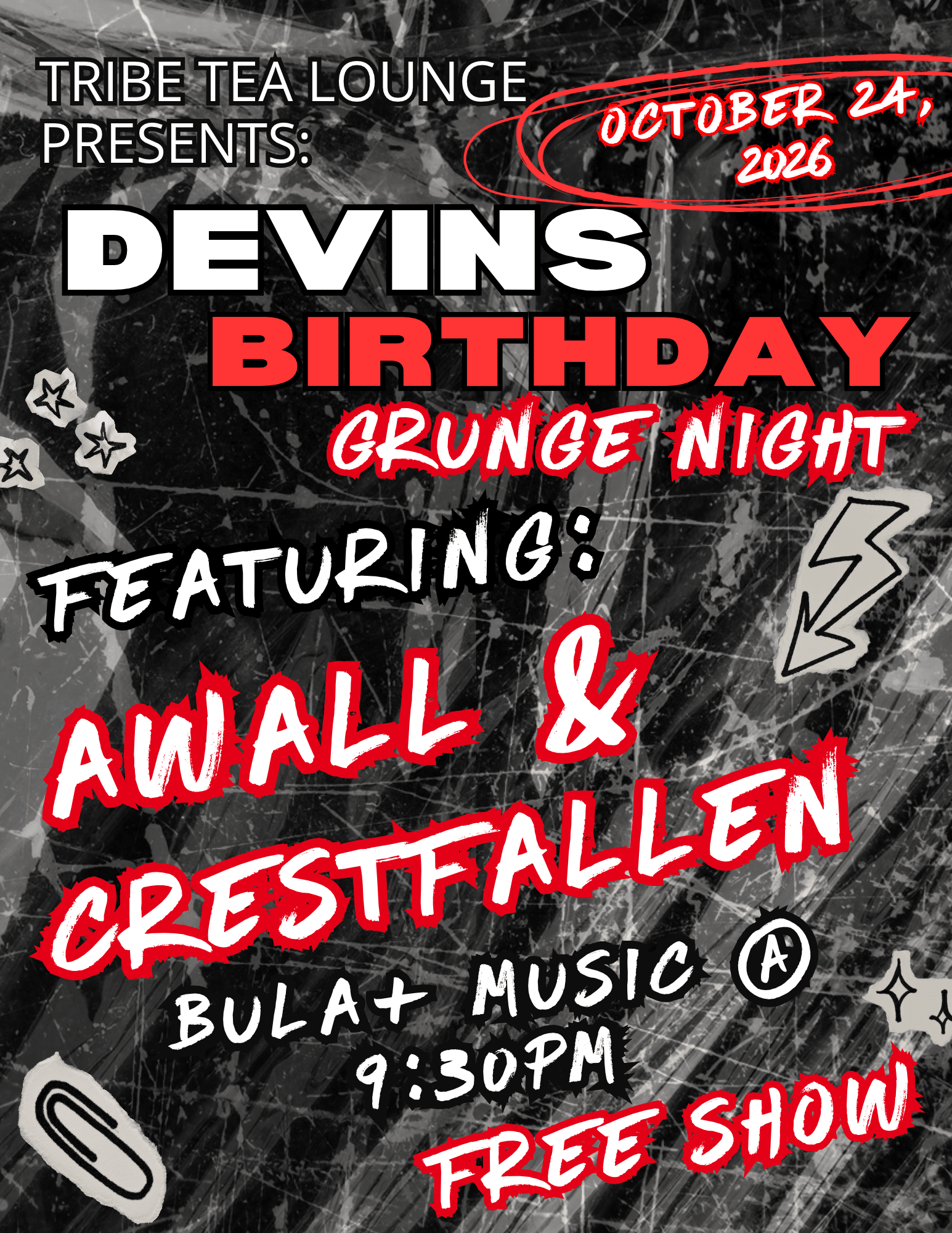 Grunge Night: Devin's Birthday