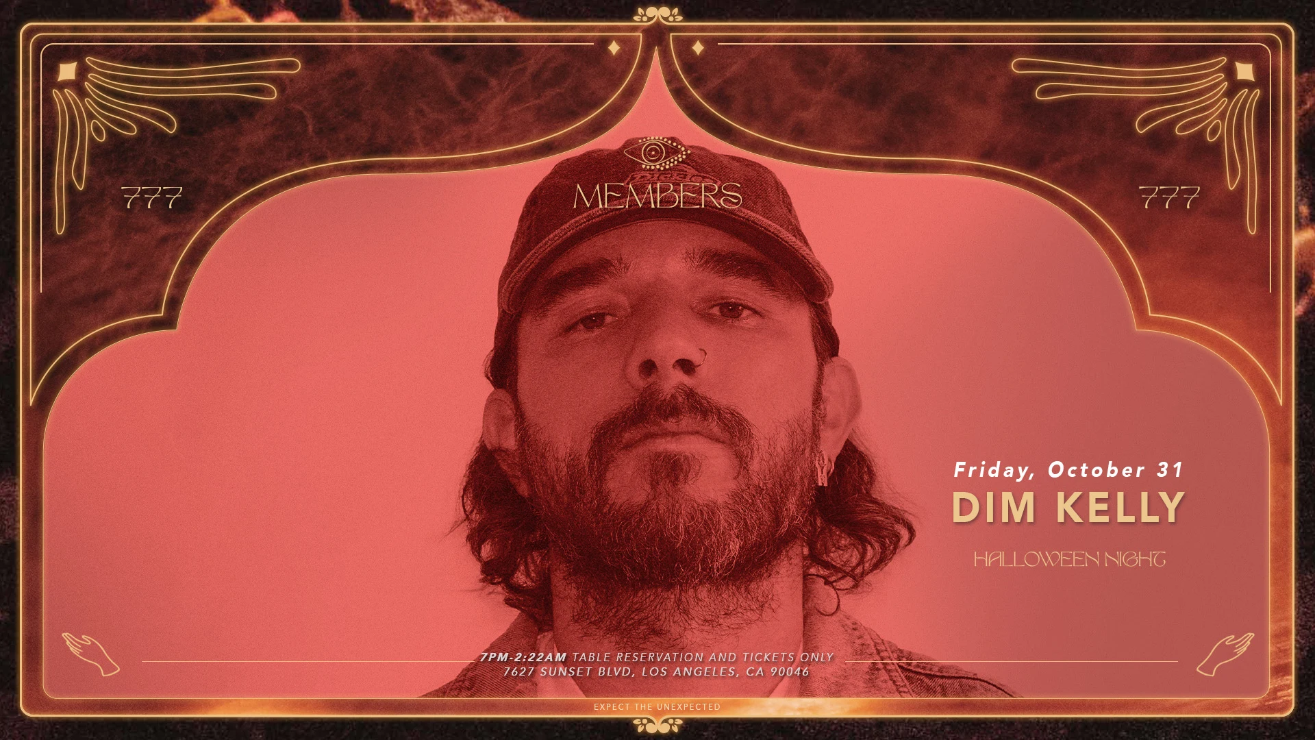 Halloween Night At Members With Dim Kelly