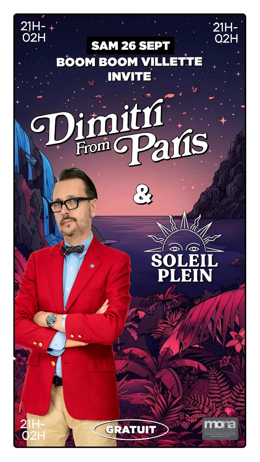 Boom Boom Villette Invite: Dimitri From Paris & Soleil Plein