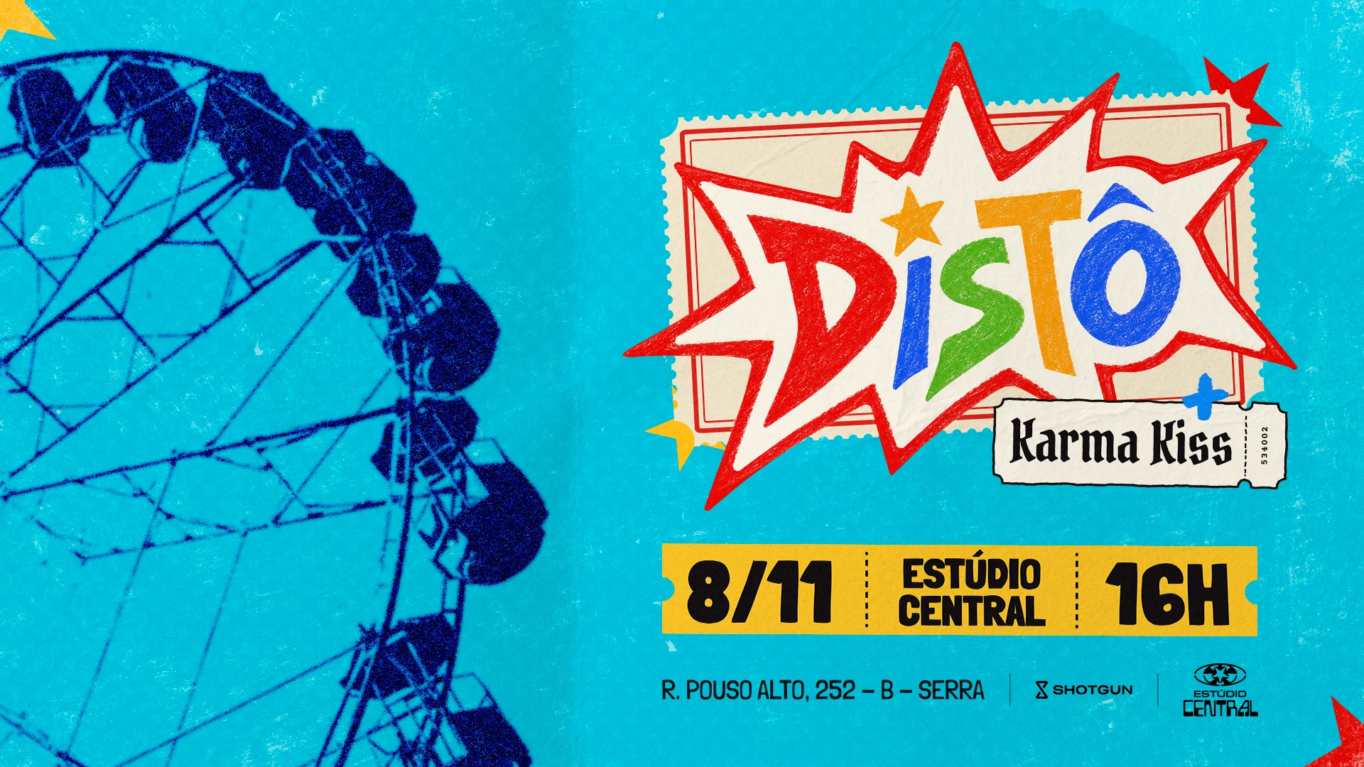 Distô + Karma Kiss No Estúdio Central