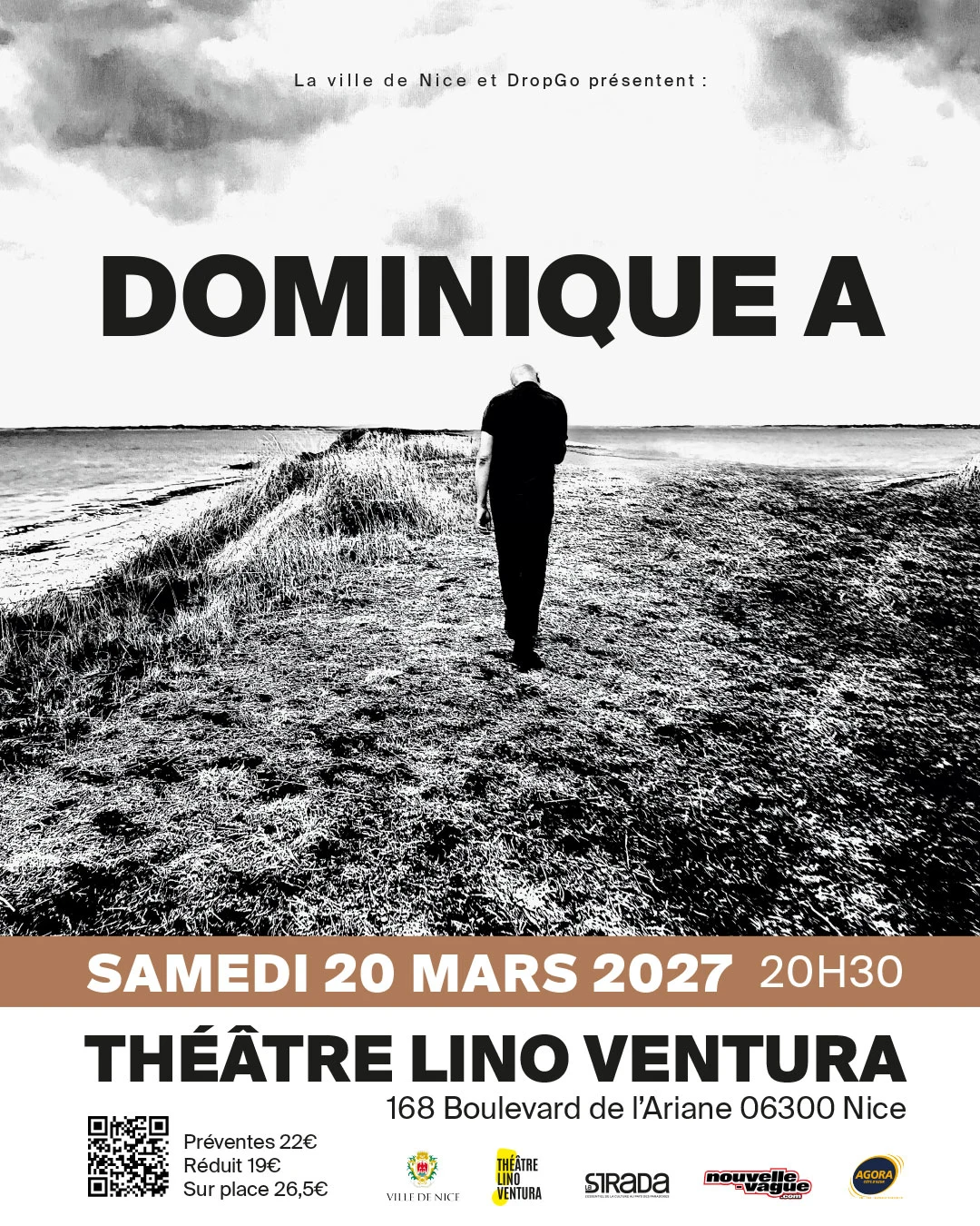 Dominique A / 20 Mars 2027 / Théâtre Lino Ventura À Nice