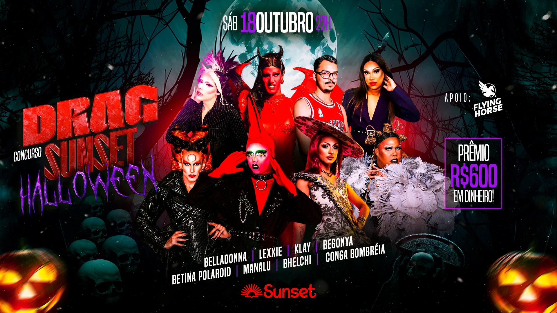 Drag Sunset Edição Halloween