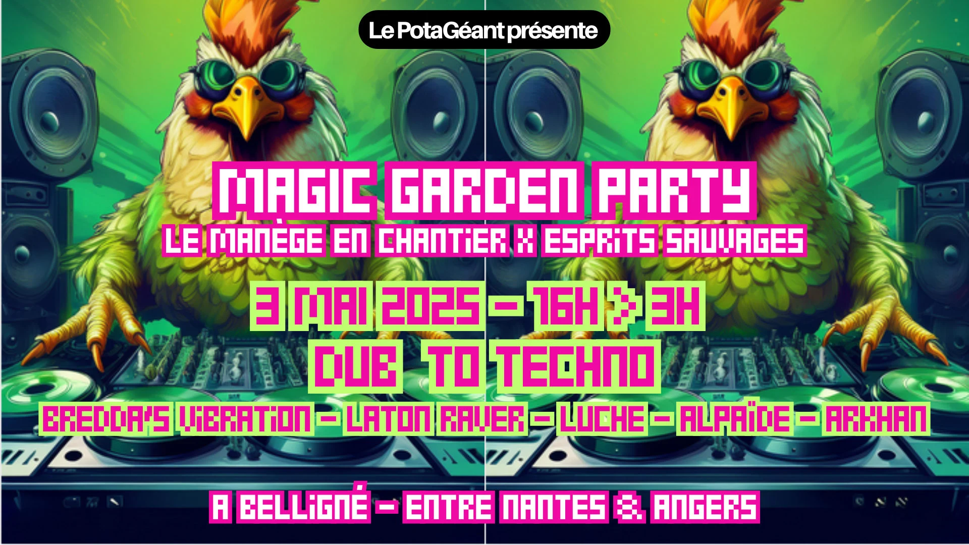Magic Garden Party - Dub To Techno