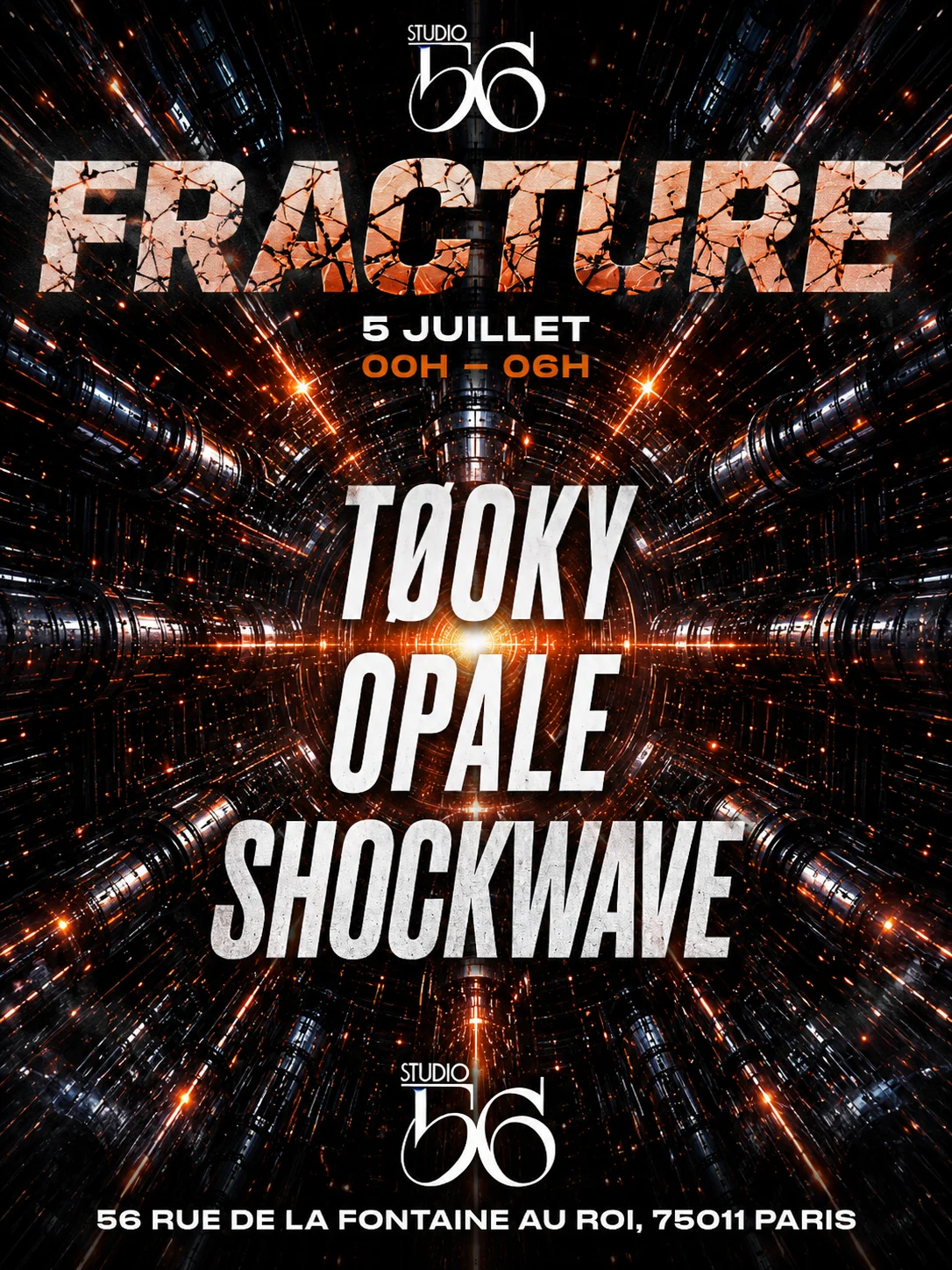 Fracture W/ Toøky, Opale, Shockwave