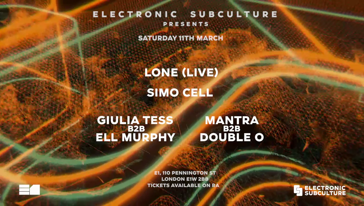 Lone, Simo Cell, Giulia Tess, Ell Murphy, Mantra & Double O