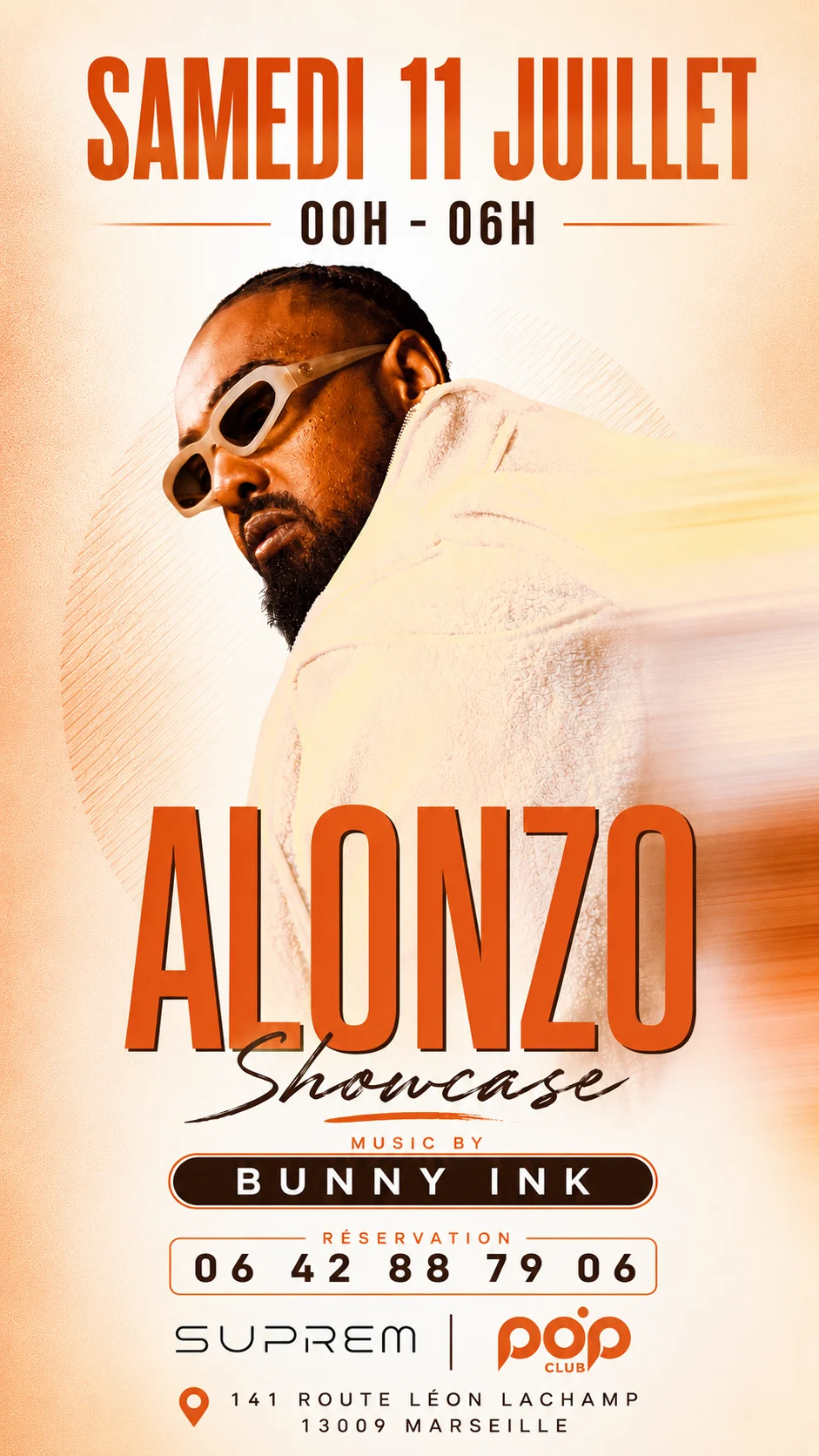 Showcase Alonzo - Samedi 11 Juillet 2026 - 00h/06h By Suprem