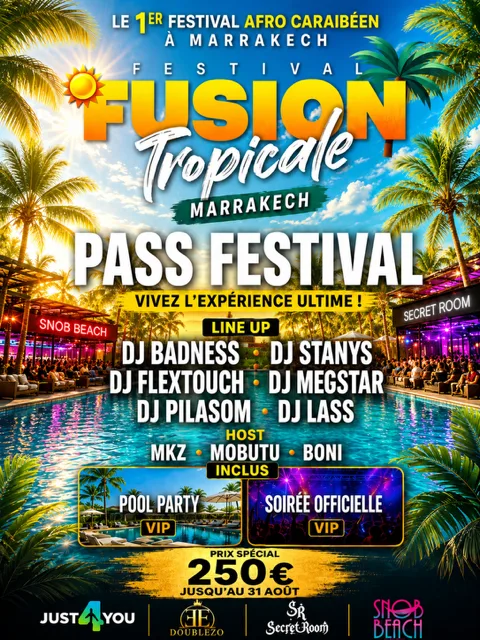 Fusion Tropical Festival Marrakech 2026