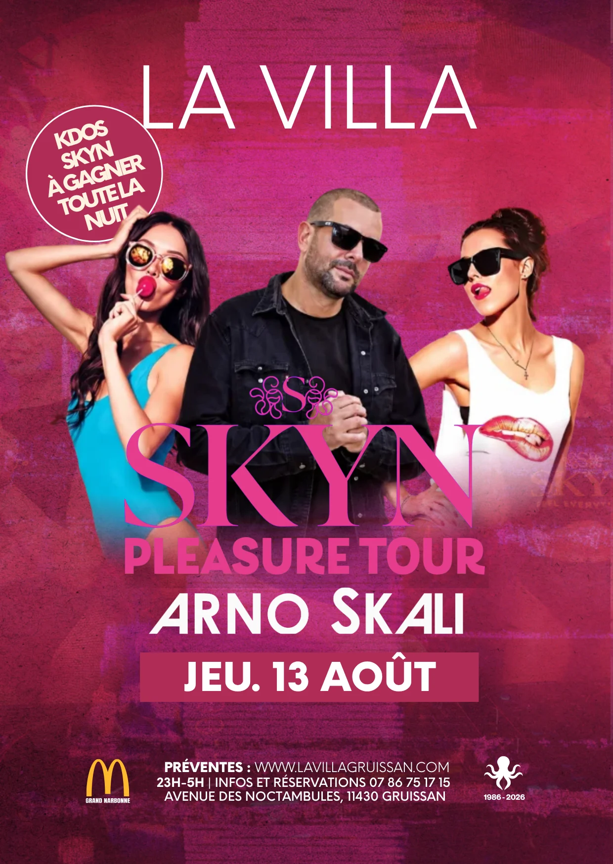 Skyn Pleasure Tour À La Villa Gruissan