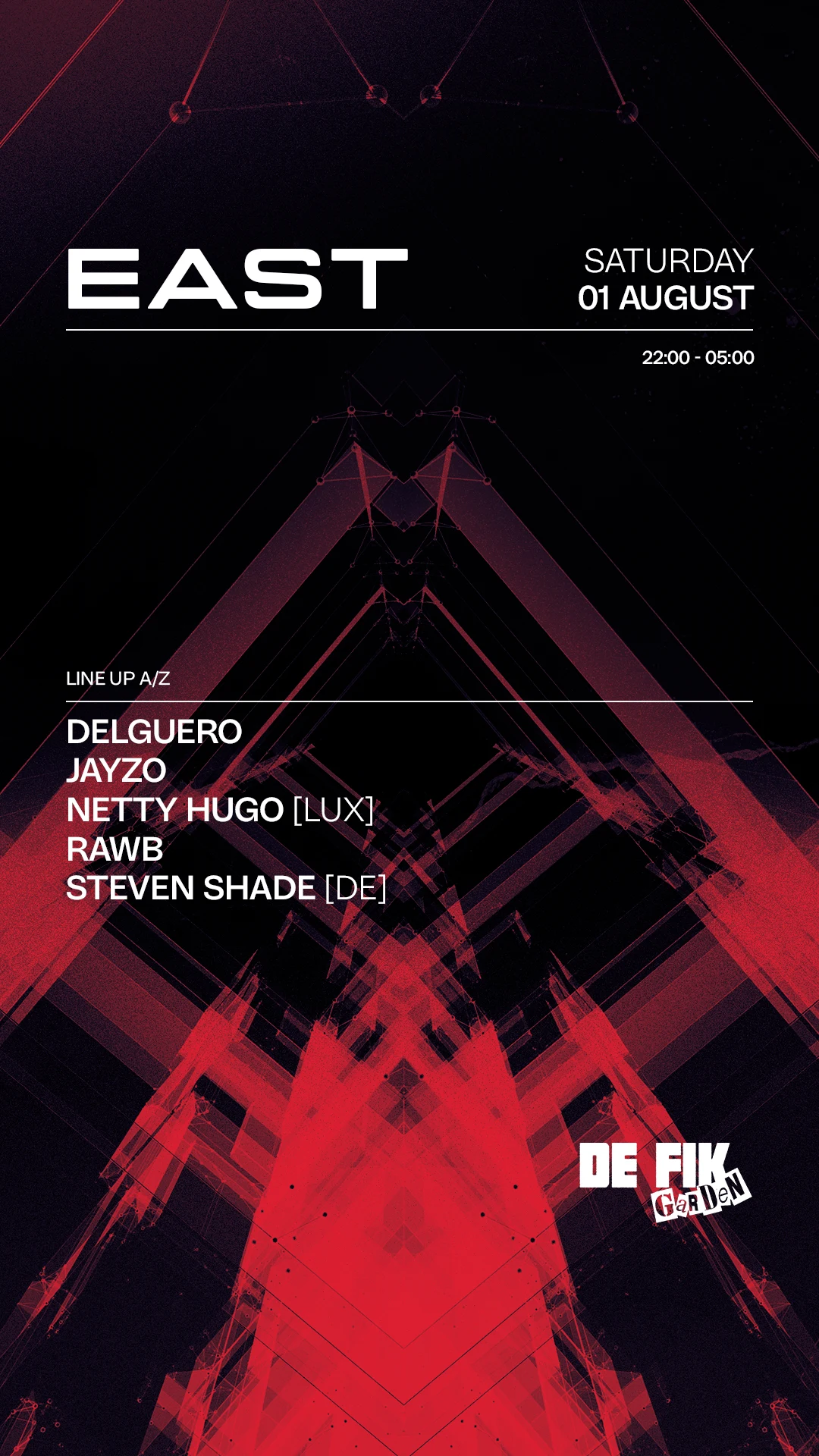 [Sold Out] East: Summer Night Rave (Indoor + Outdoor)