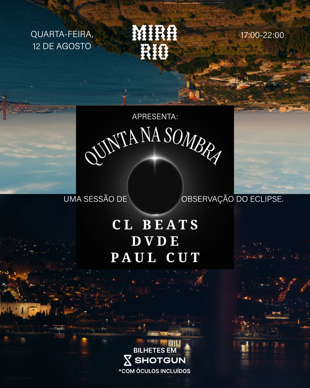 Mira Rio Apresenta: Quinta Na Sombra (Observação Do Eclipse)