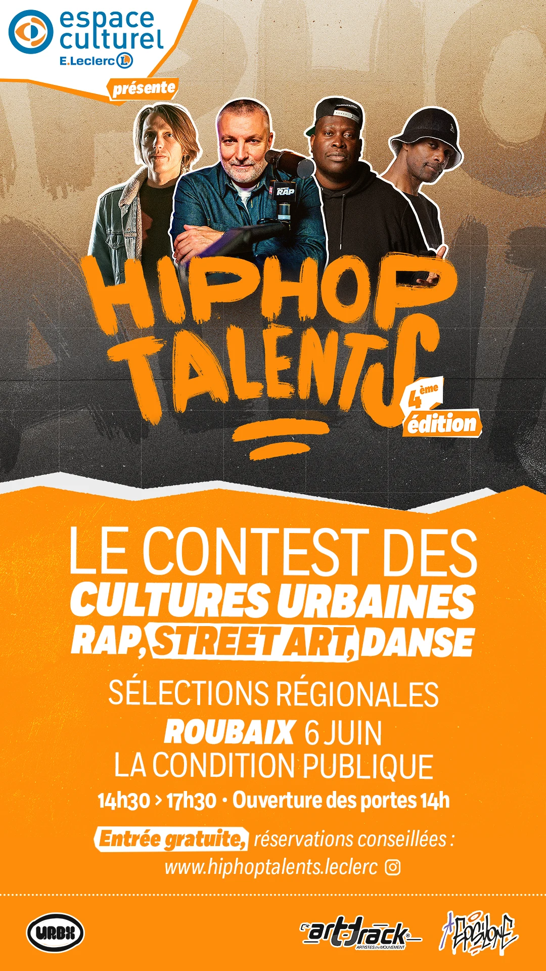 Hip Hop Talents - Sélections Roubaix