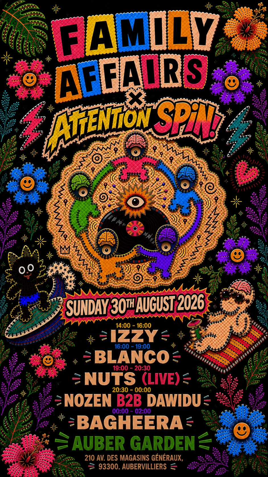 Family Affairs X Attention Spin! Bagheera, Dawidu, Nozen ++