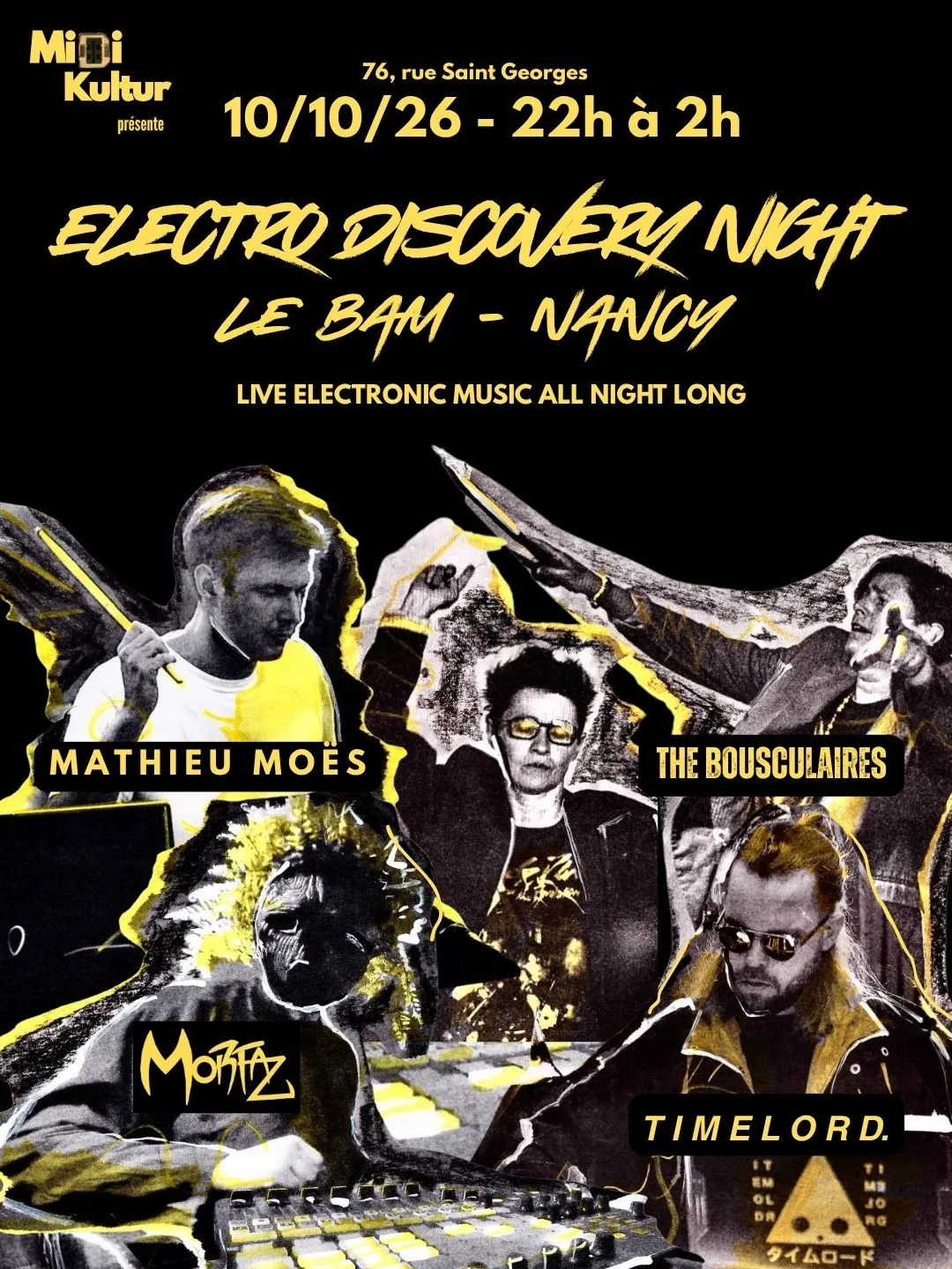 Electro Discovery Night - 4th Edition - Nancy - Le Bam