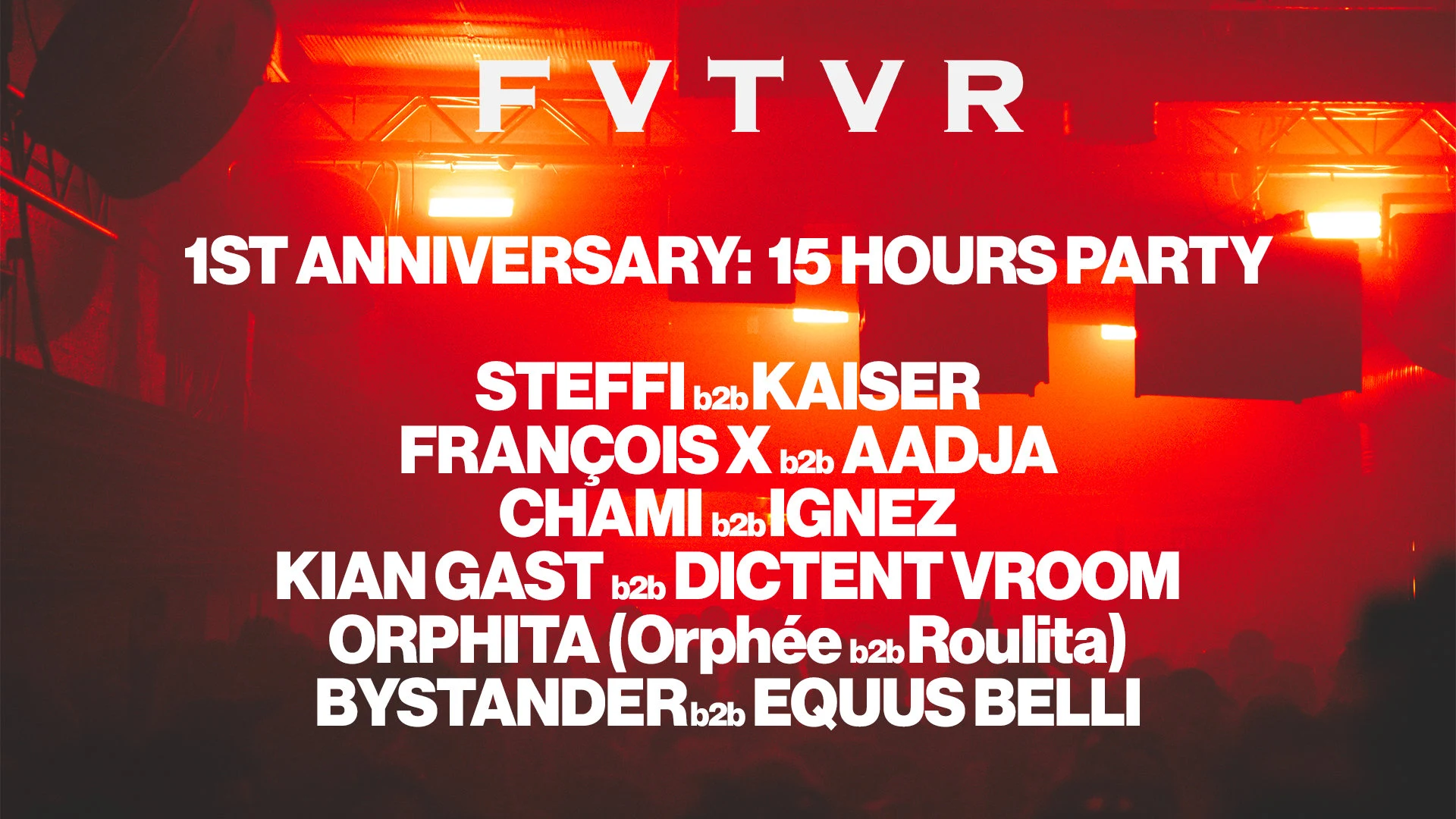 Fvtvr 1st Anniversary: 15h Party
