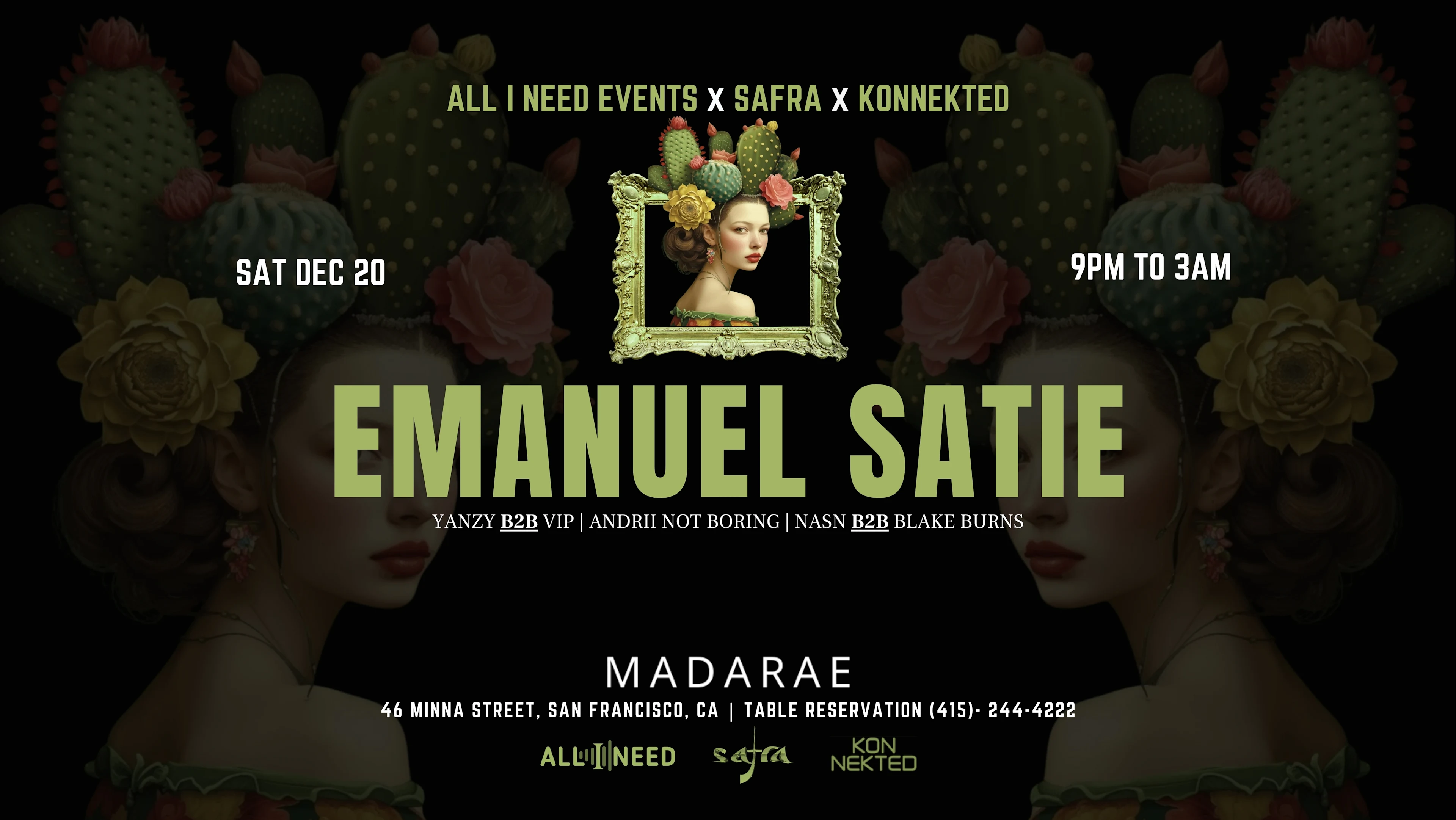 Emanuel Satie At Madarae