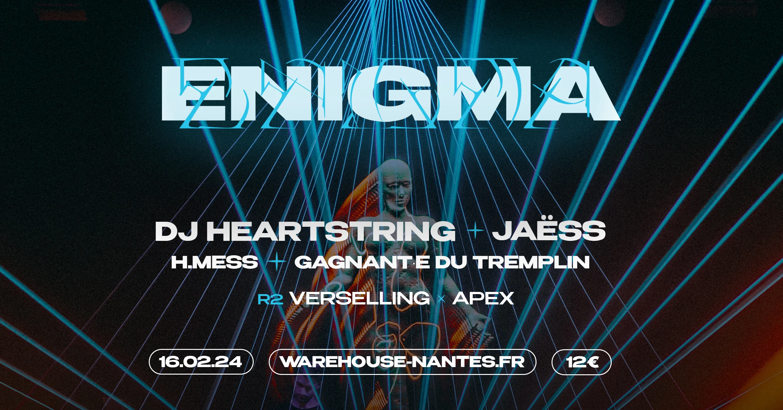 Enigma - Dj Heartstring, Jaëss & More - Warehouse Nantes