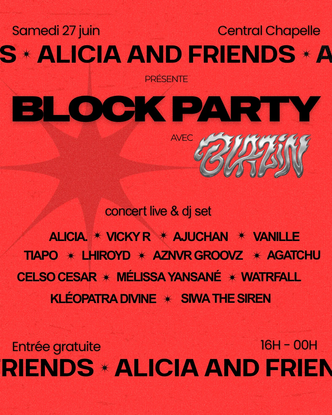 Alicia & Friends — Central Chapelle