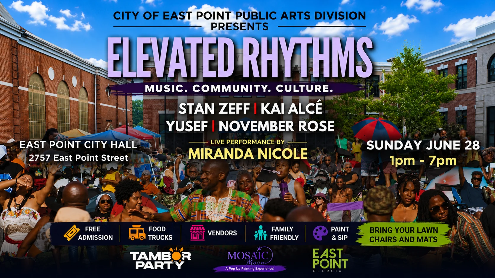 Elevated Rhythms - Sunday, June 28 (Free Event)