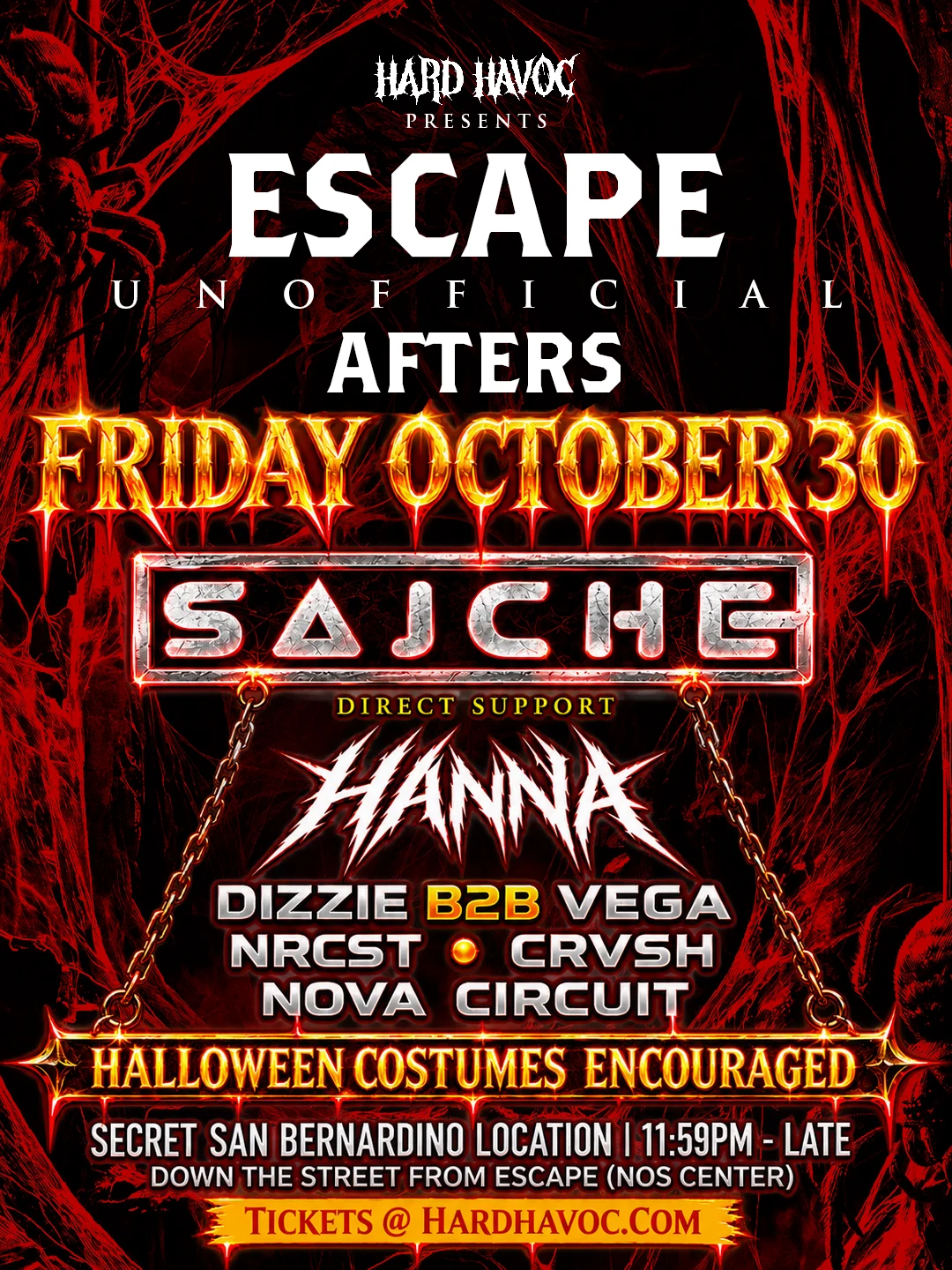 Hard Havoc Escape Unofficial Afters ( San Bernardino)